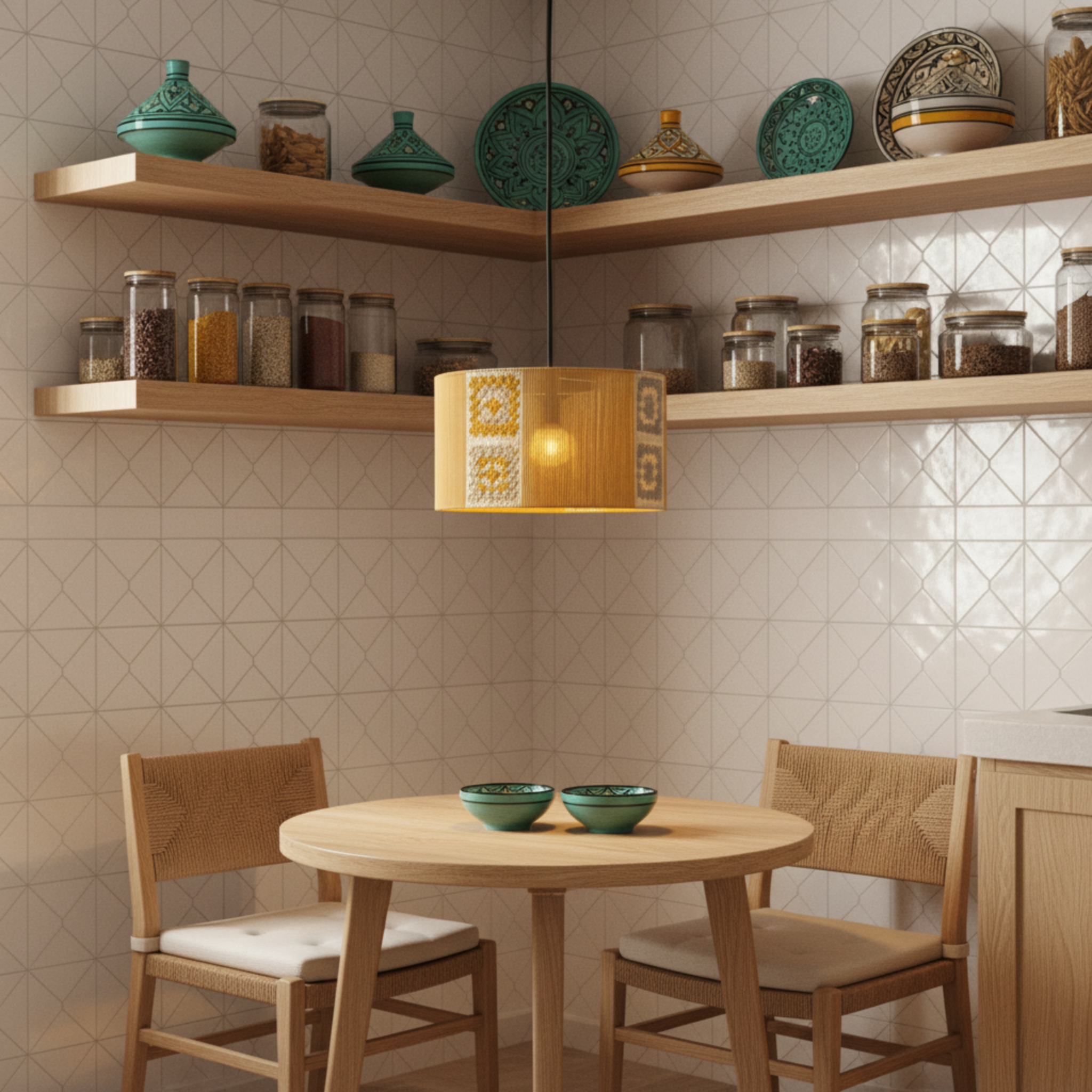 Suspension Macramé Jute Fait Main Tunisie | Design Artisanal Oriental