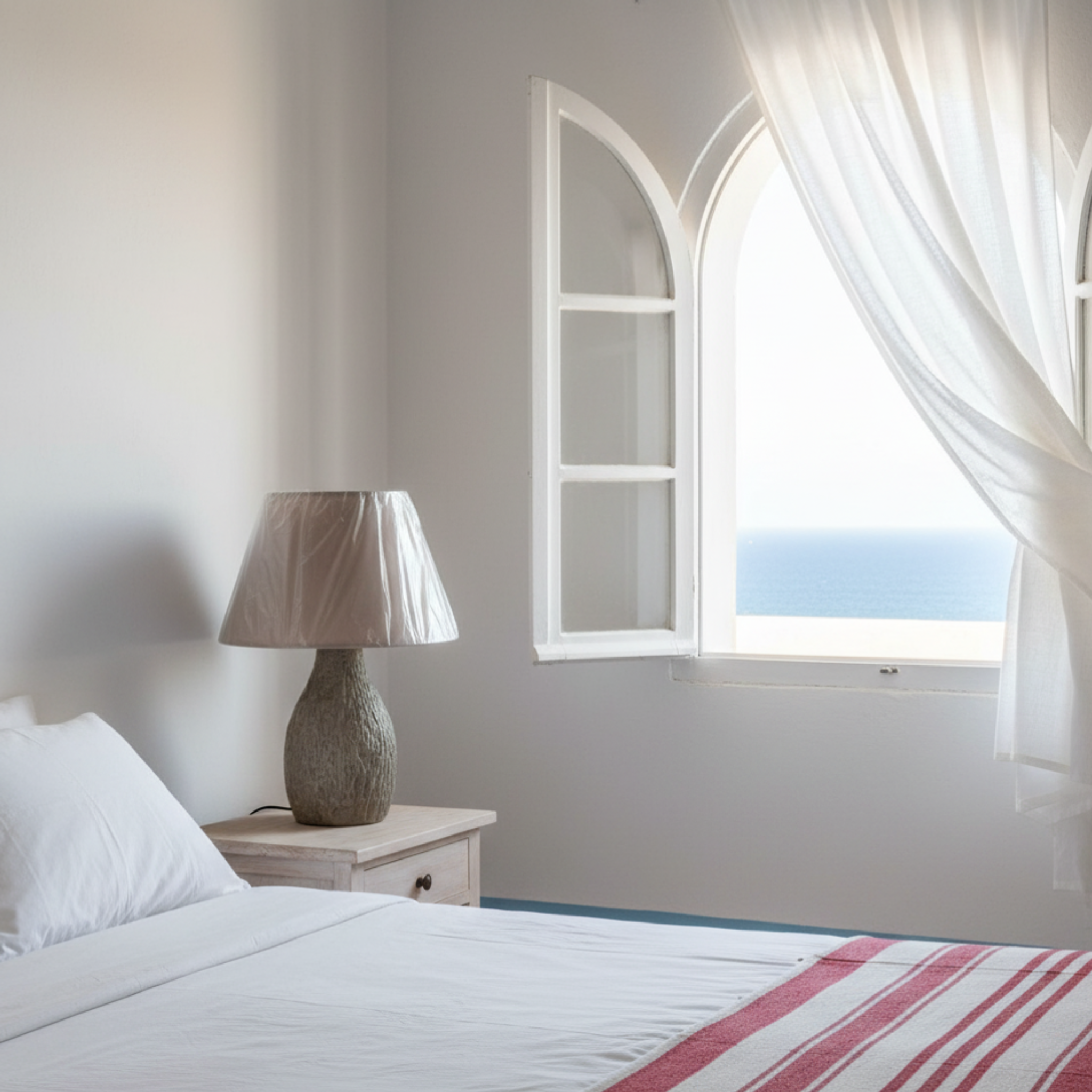 Veilleuse Base Texturée Marron | Céramique | Fiolla Home Tunisie