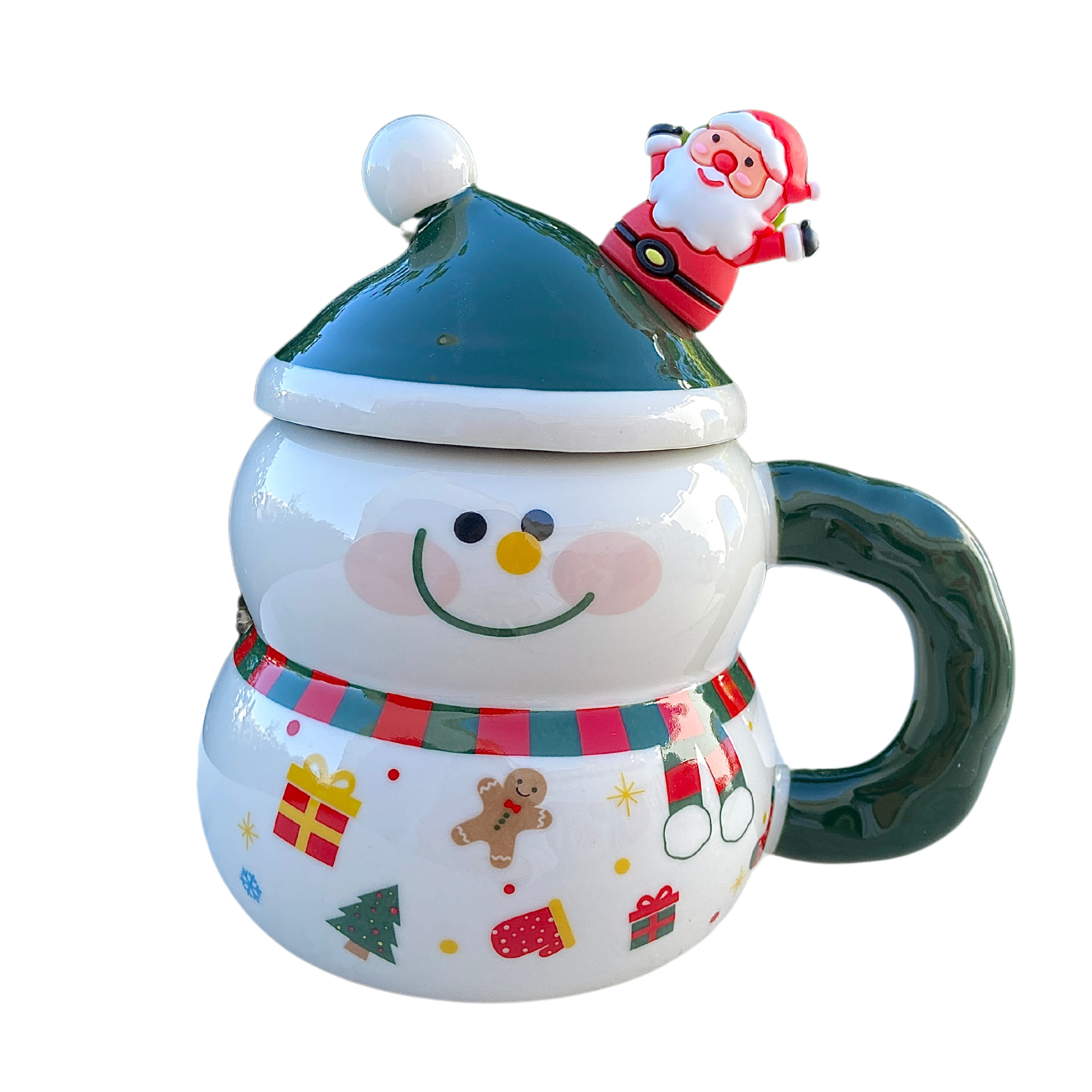 Mug Père Noël Céramique | Cadeau Noël Festif | Fiolla Home