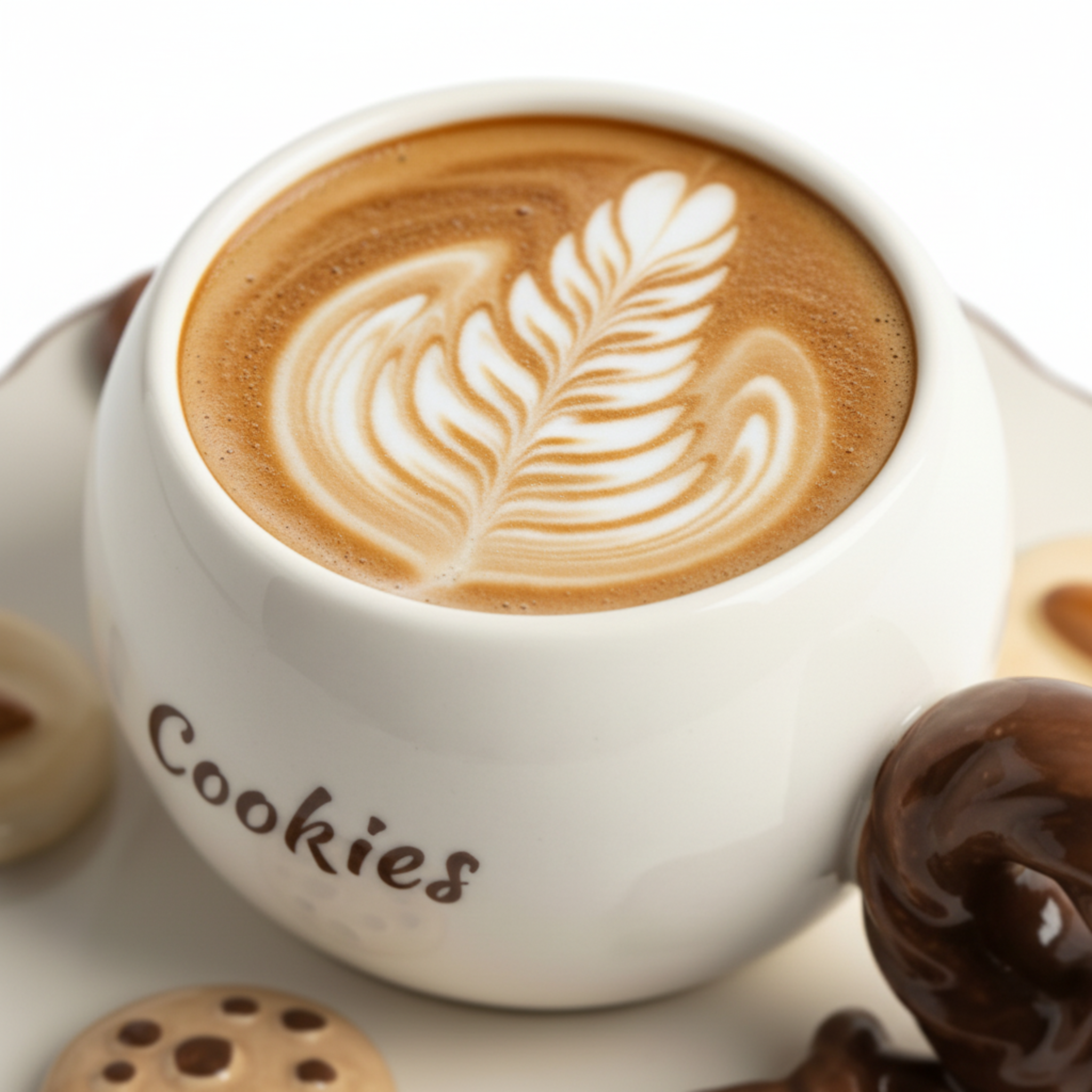 Tasse "Cookies" Gourmande — Mug avec Anse Donut & Biscuits 3D