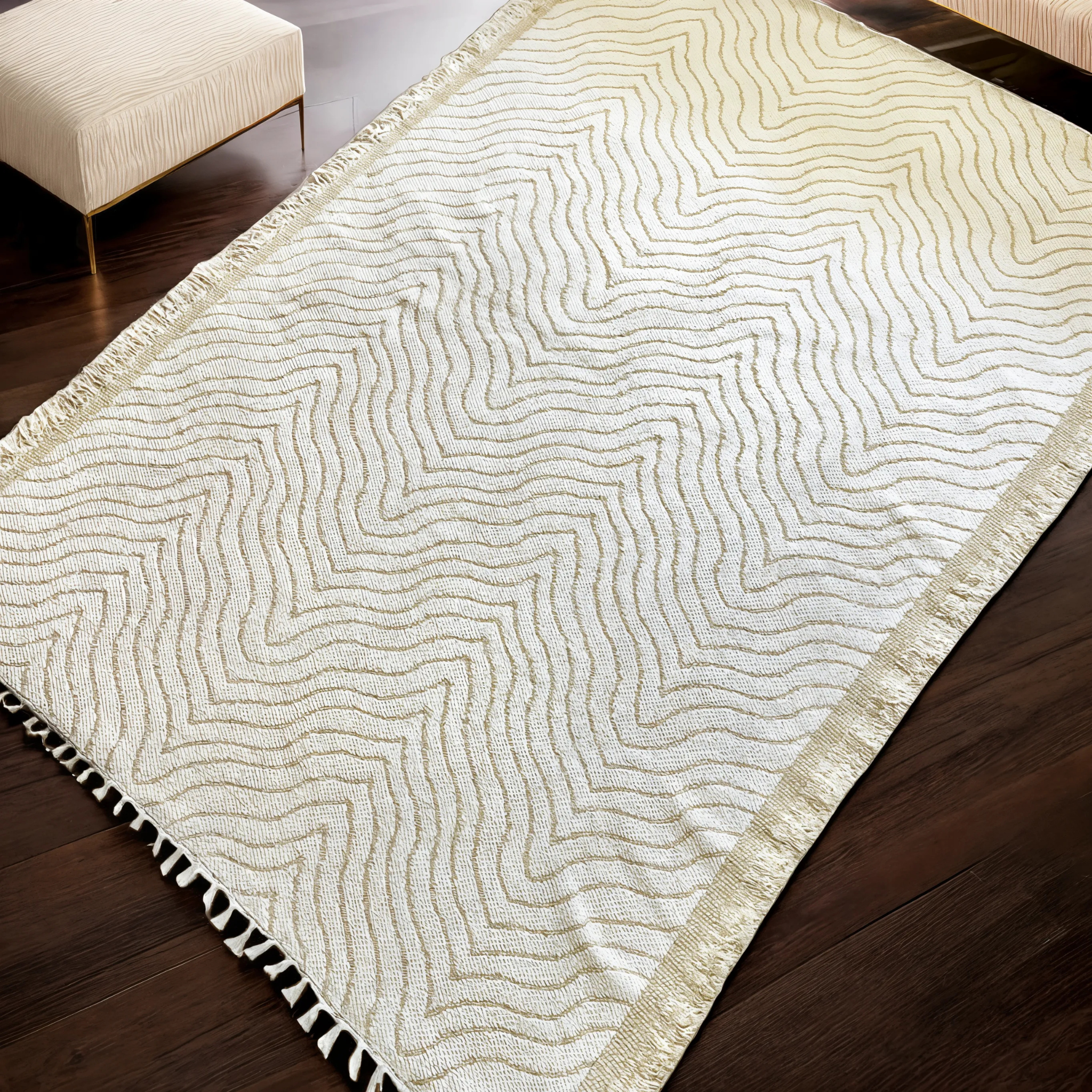Tapis Salon 100% Coton | Confort et Élégance Naturelle | Fiolla Home