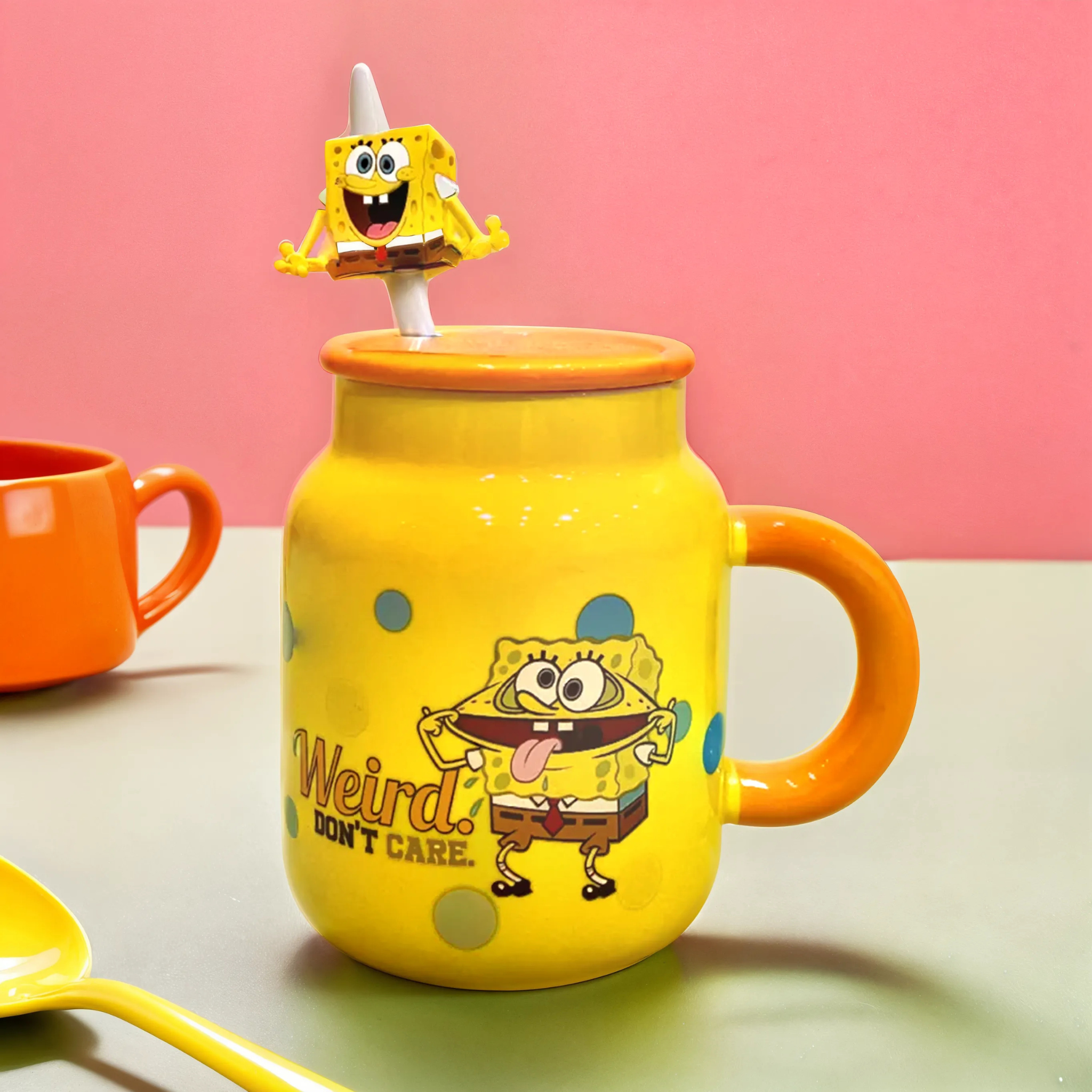 Mugs Bob l'Éponge & Patrick | Amusants avec Couvercles | Fiolla Home