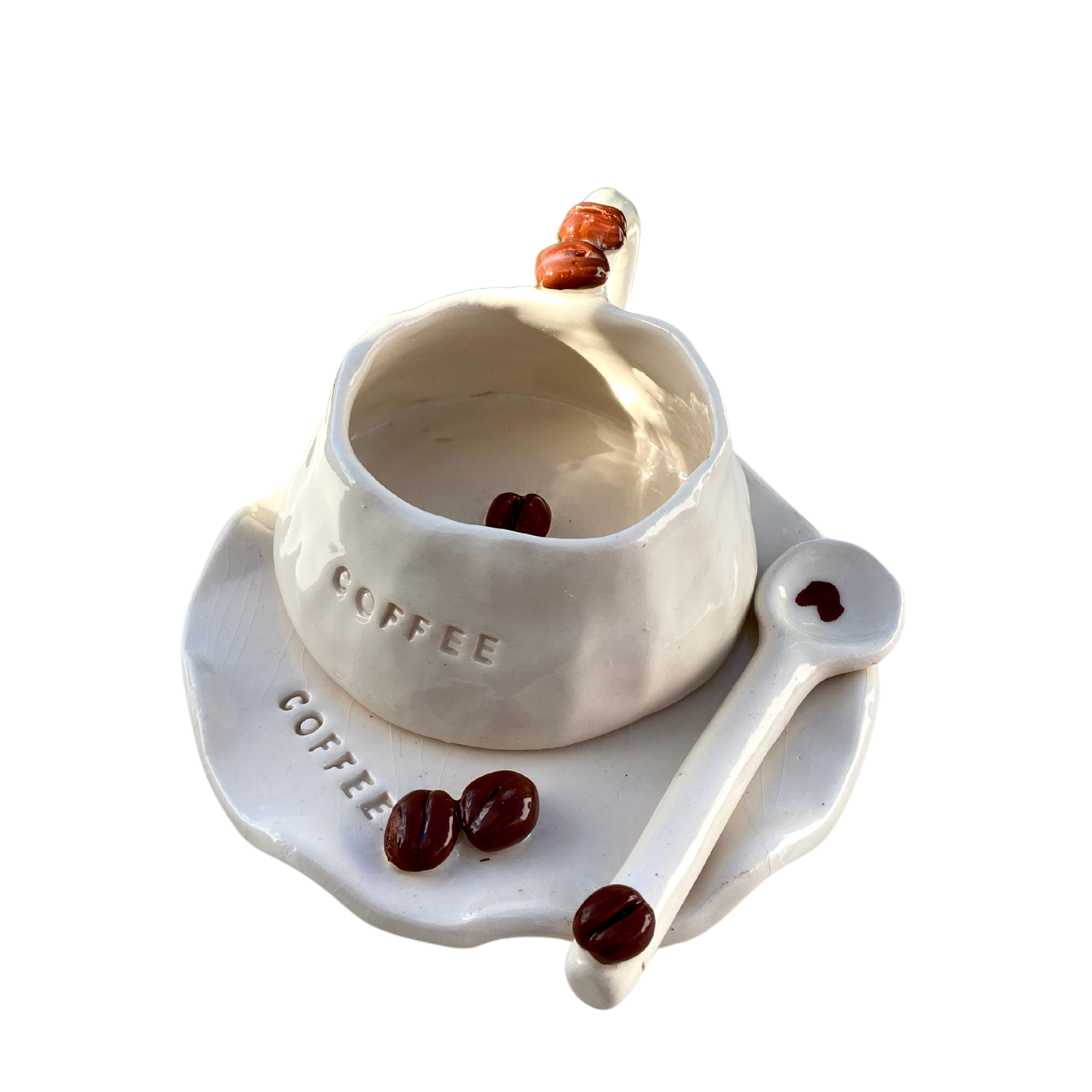 Mug Beans Handmade | Accessoire Café Unique | Fiolla Home