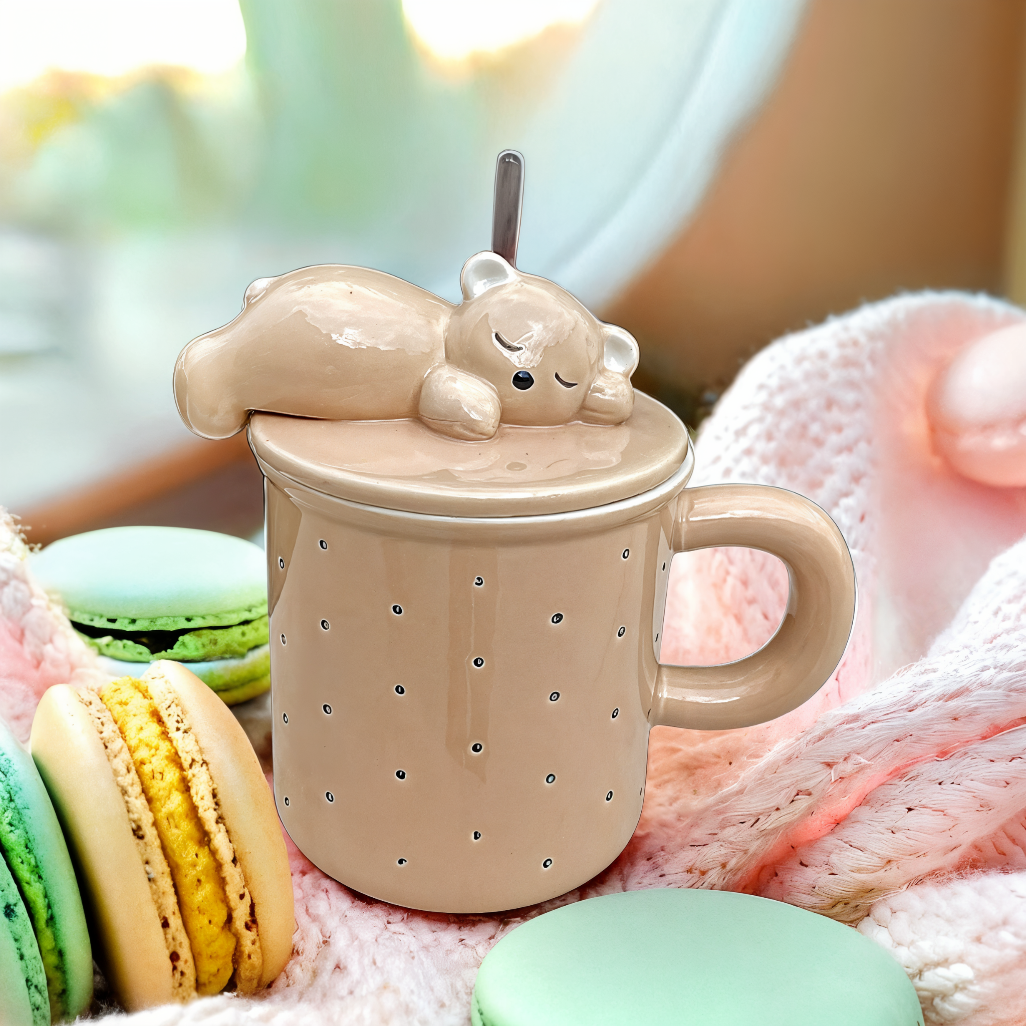 Mug Ours Endormi | Design Unique et Relaxant | Fiolla Home