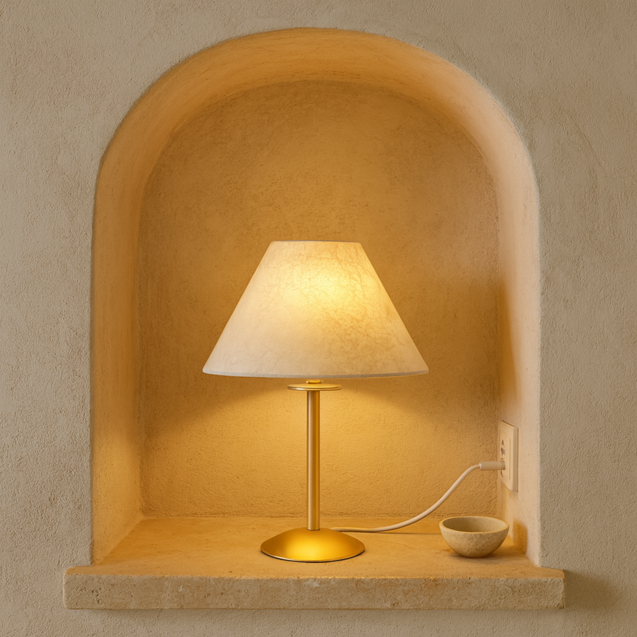 Veilleuse Chambre à Coucher | Abat-jour Cône | Fiolla Home