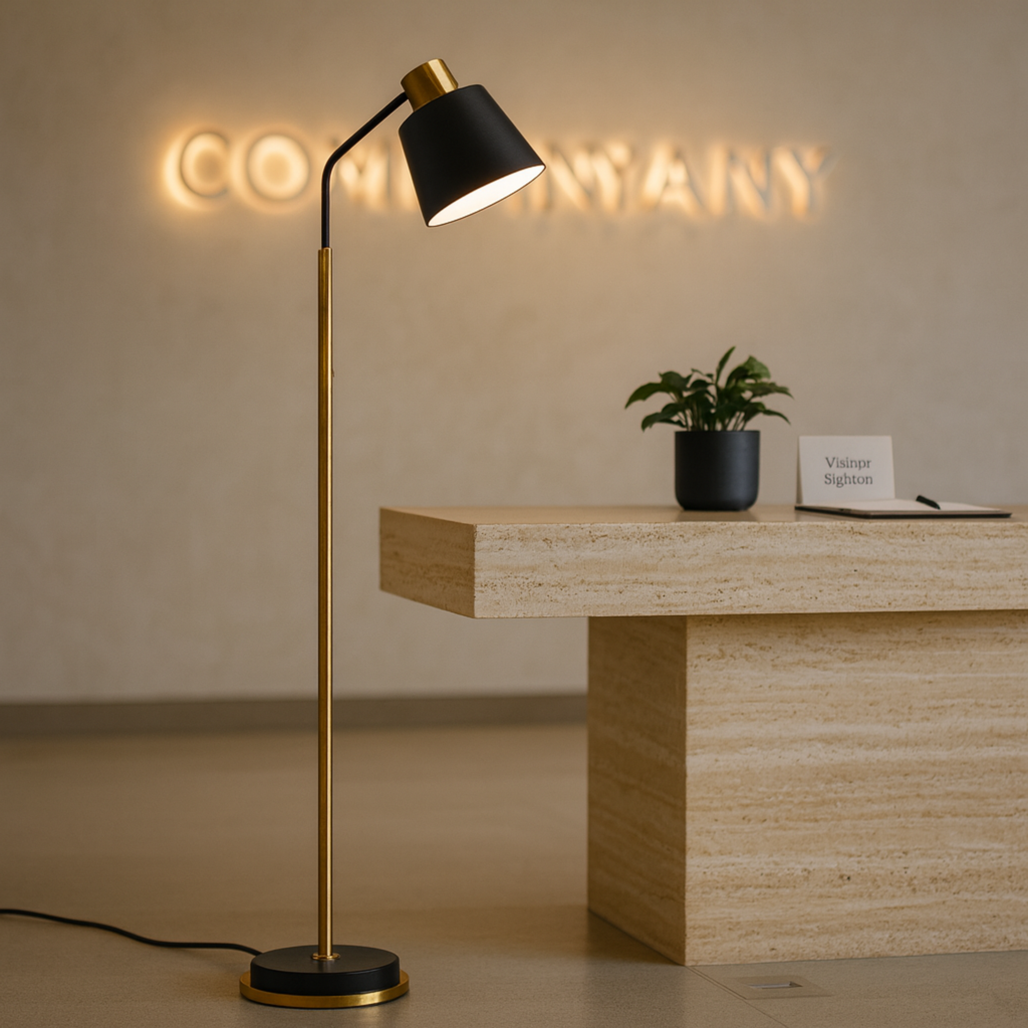 Lampadaire Tunisie | Style moderne, base stable | Fiolla Home