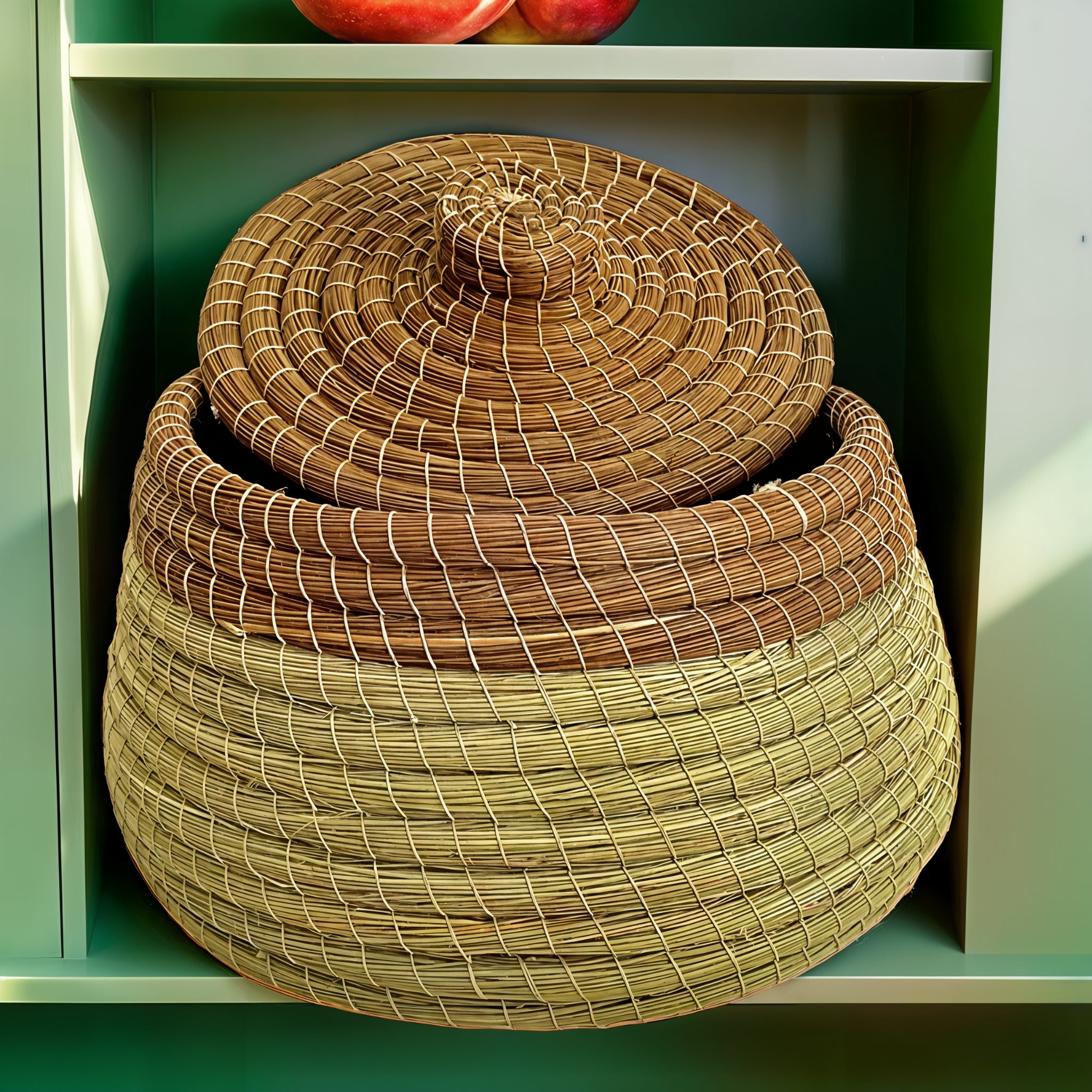 Boîte de rangement en Halfa | Artisanat tunisien | Fiolla Home