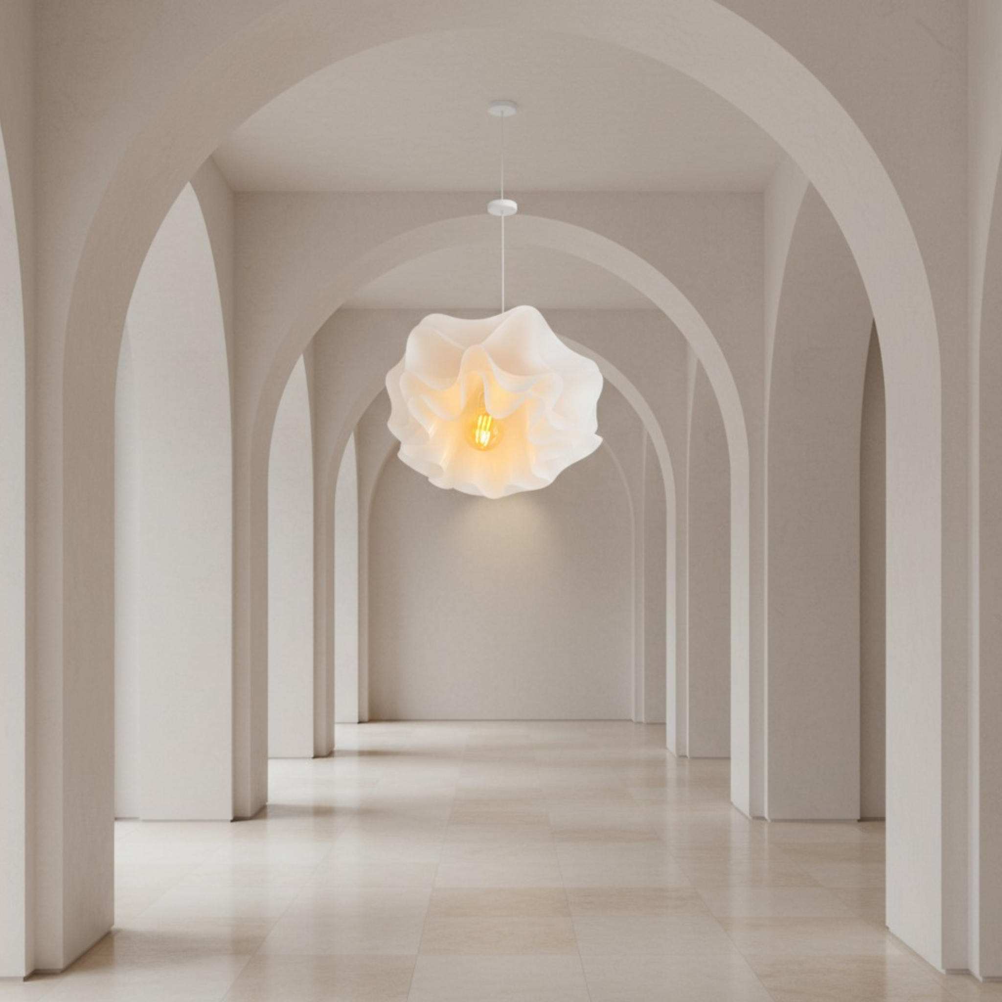 Lustre nuage Tunisie | Suspension design lumière chaude | Fiolla Home