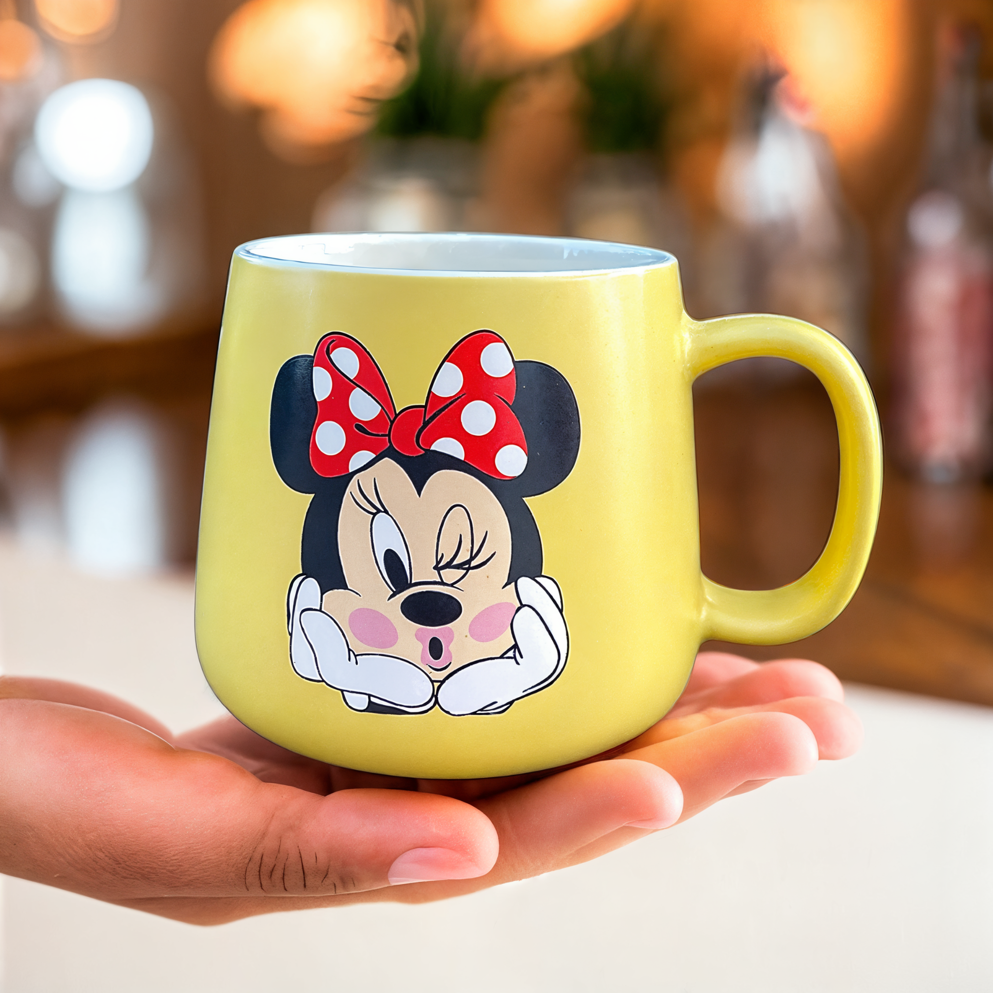 Mug Minnie Mouse Jaune | Design Adorable et Original | Fiolla Home