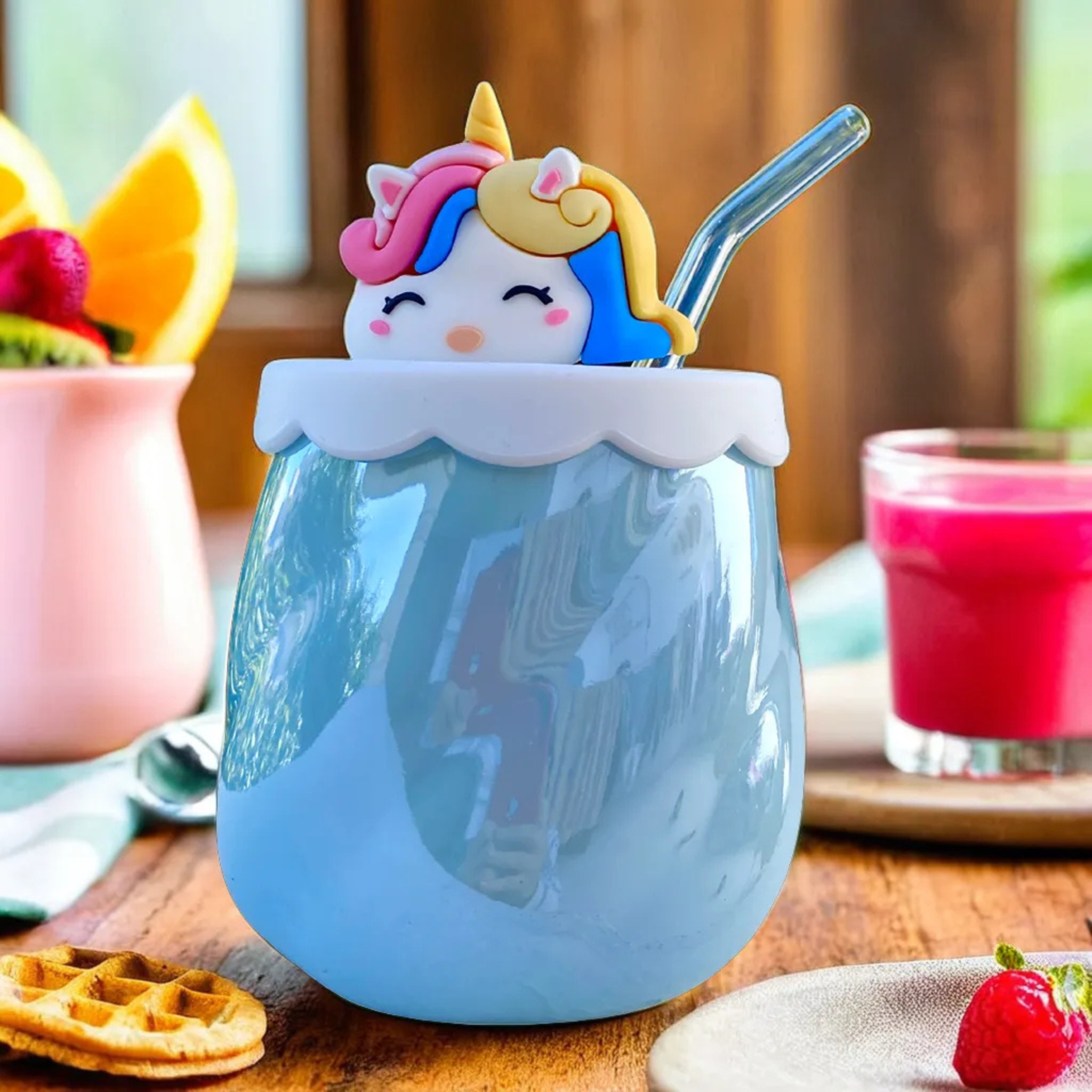 Mug Licorne Magique | Avec Couvercle Pratique | Fiolla Home