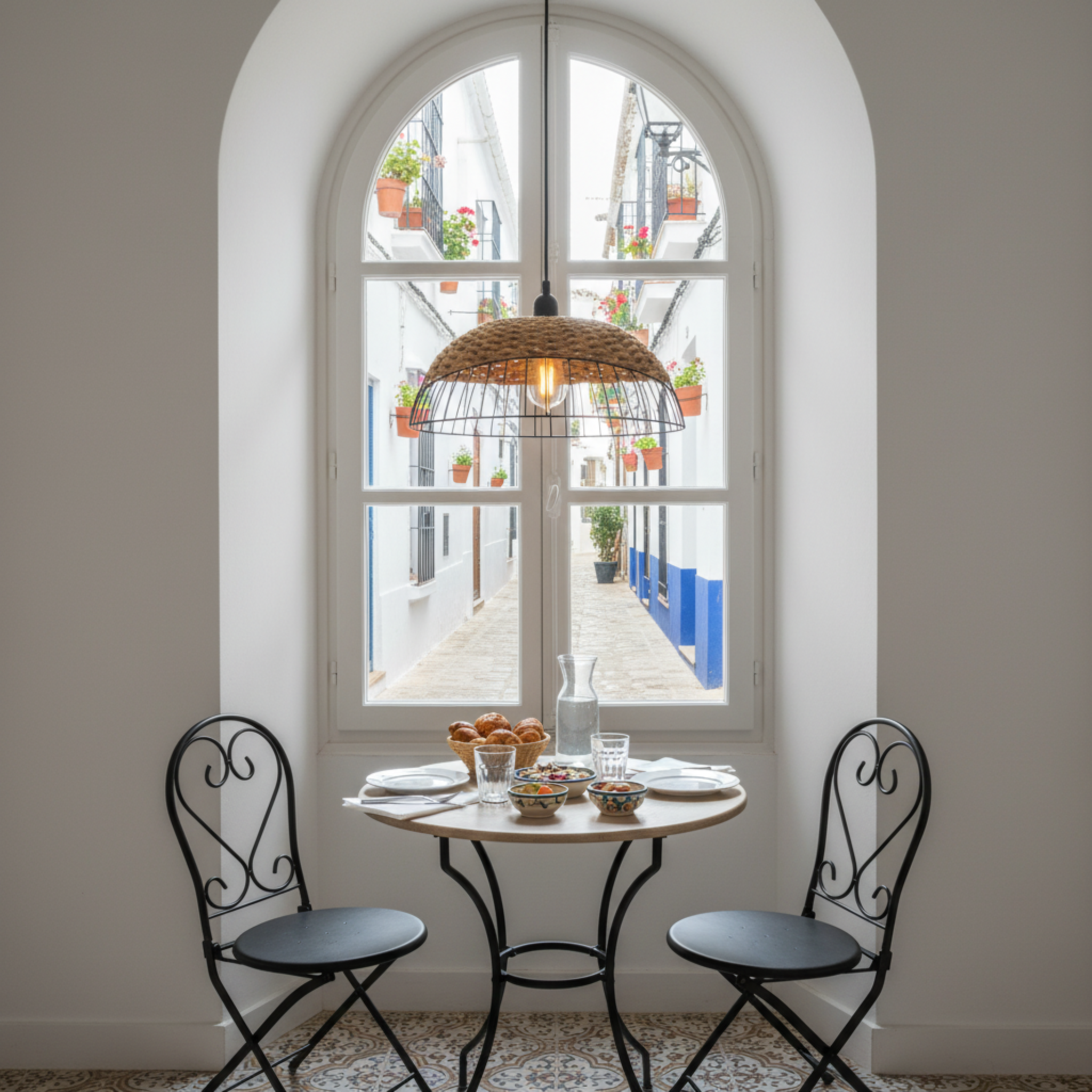 Suspension Dôme "Oasis Lumineuse" | Fibres Végétales & Métal | Tunisie