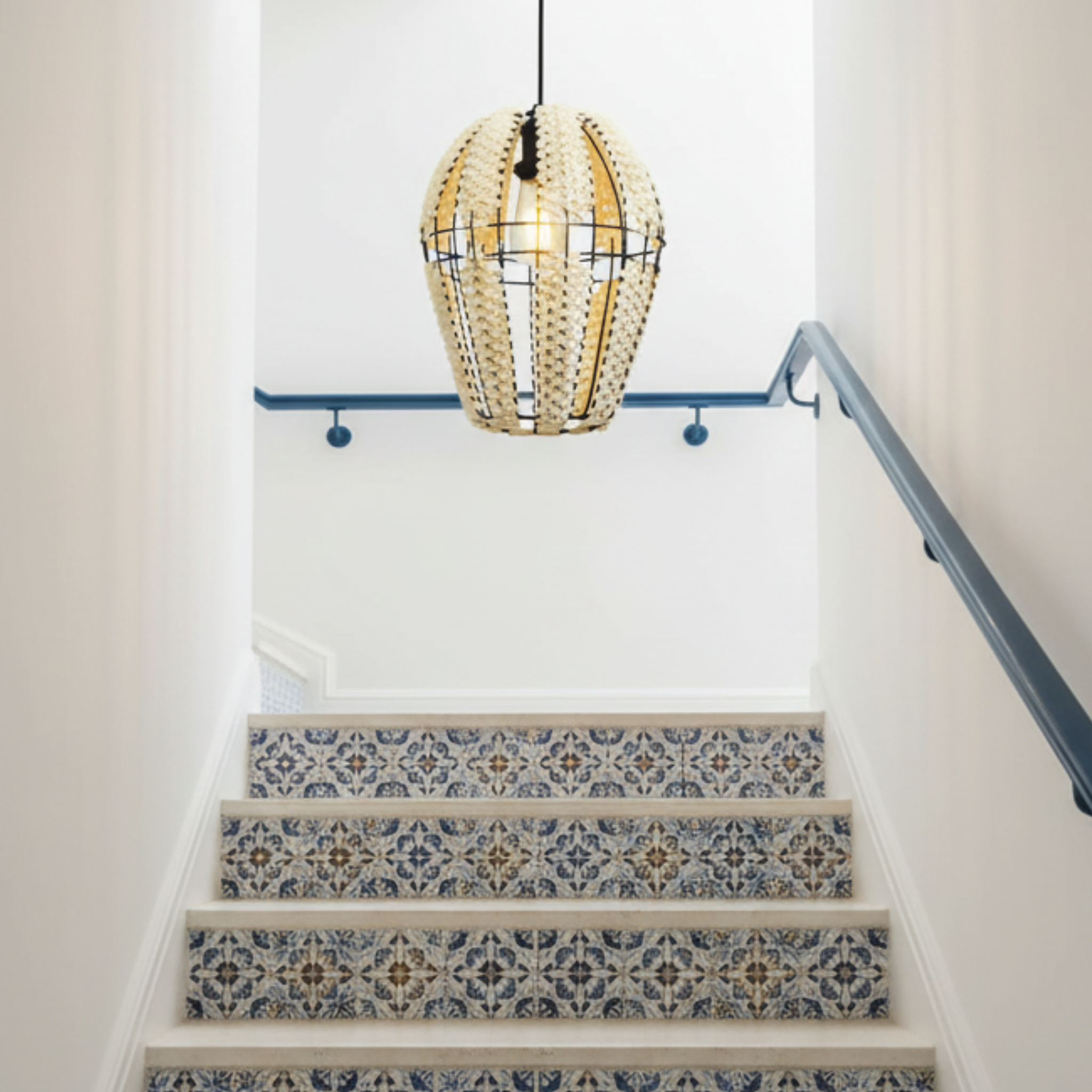 Suspension Corbeille "Vent du Sud" | Fibres Végétales & Métal | Tunisie