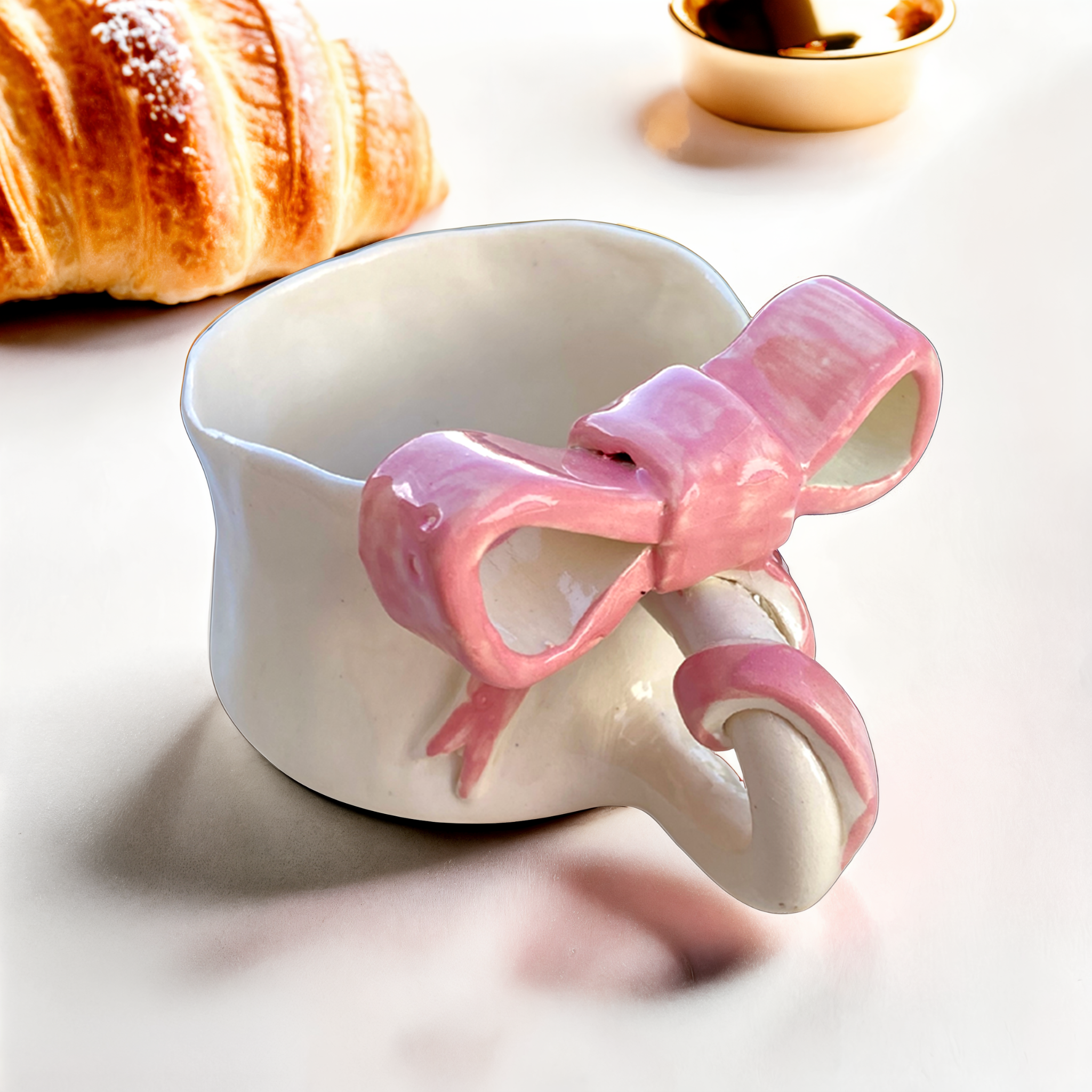 Mug Papillon Céramique | Design Fait Main Élégant | Fiolla Home