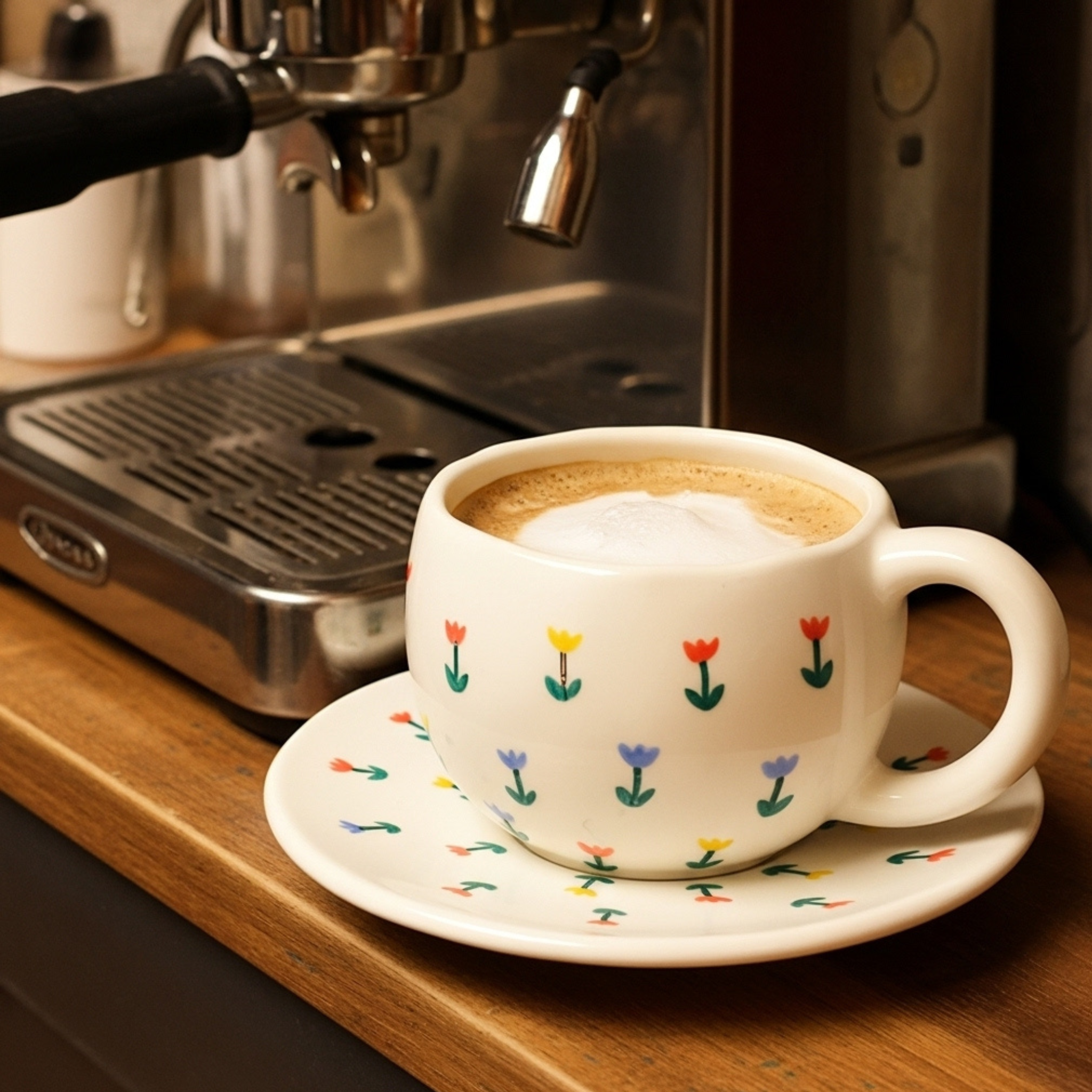 Tasse en Céramique Fleurie – Élégance Printanière Fiolla Home