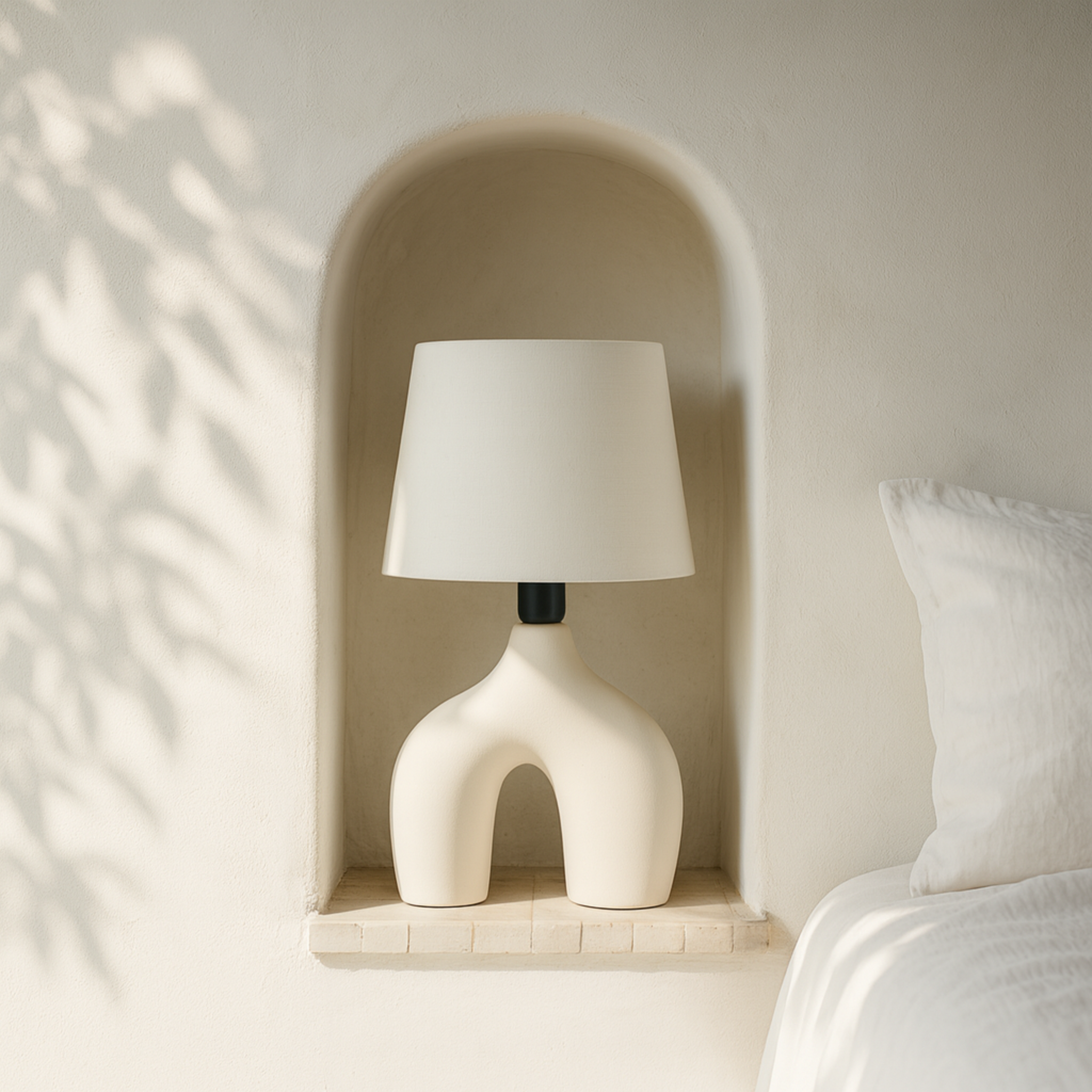 Veilleuse LED | Lampe de chevet design sculptural | Fiolla Home