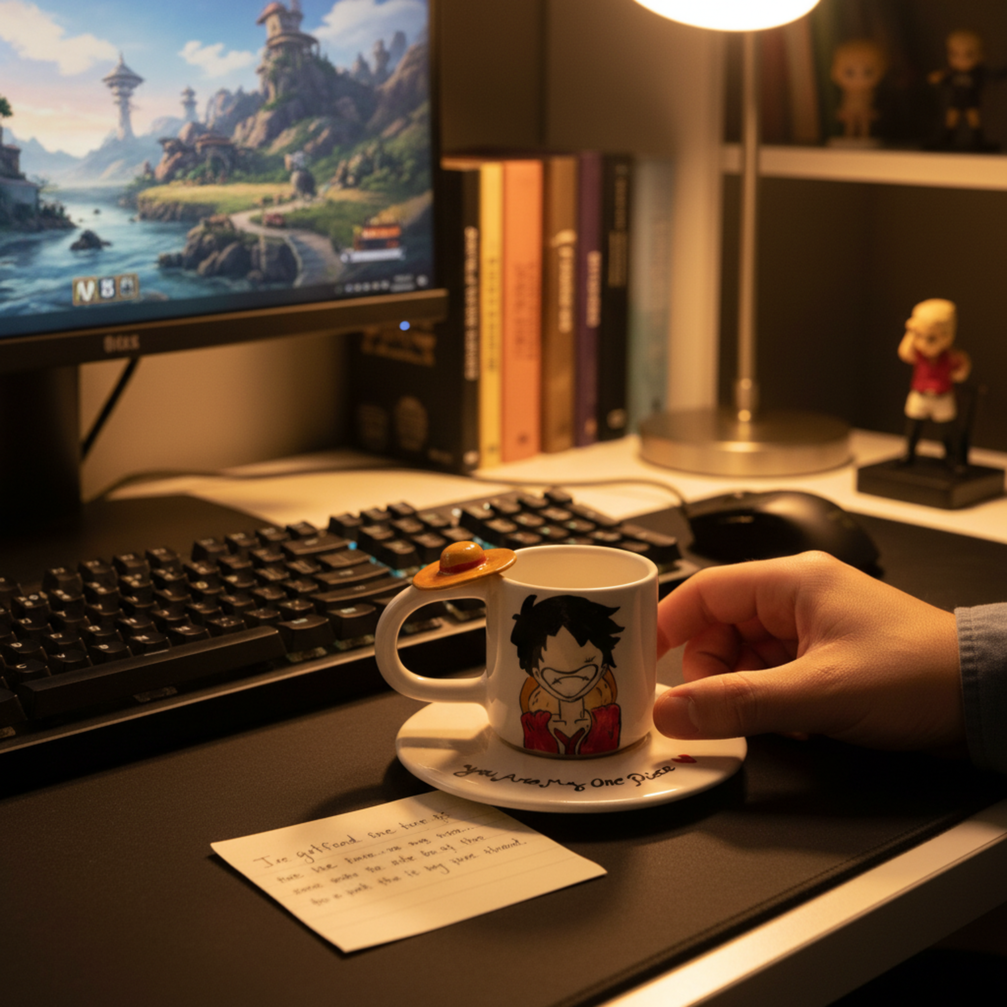 Tasse Luffy "You are my One Piece" — Mug Céramique & Cadeau Tunisie