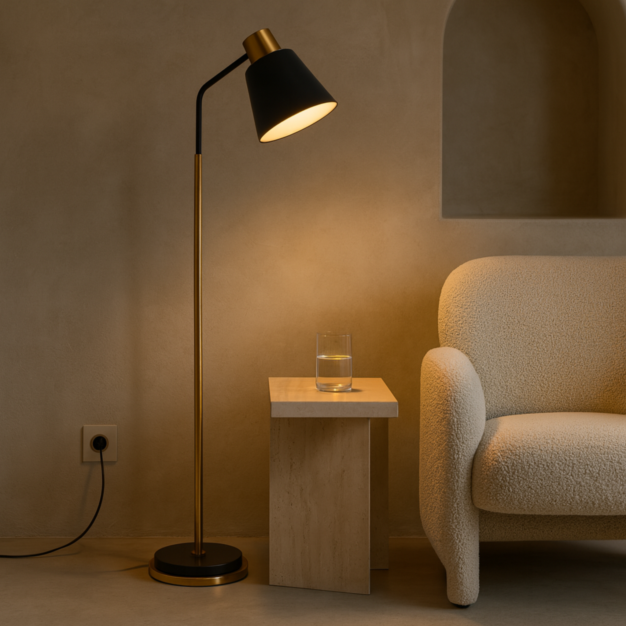 Lampadaire Tunisie | Style moderne, base stable | Fiolla Home