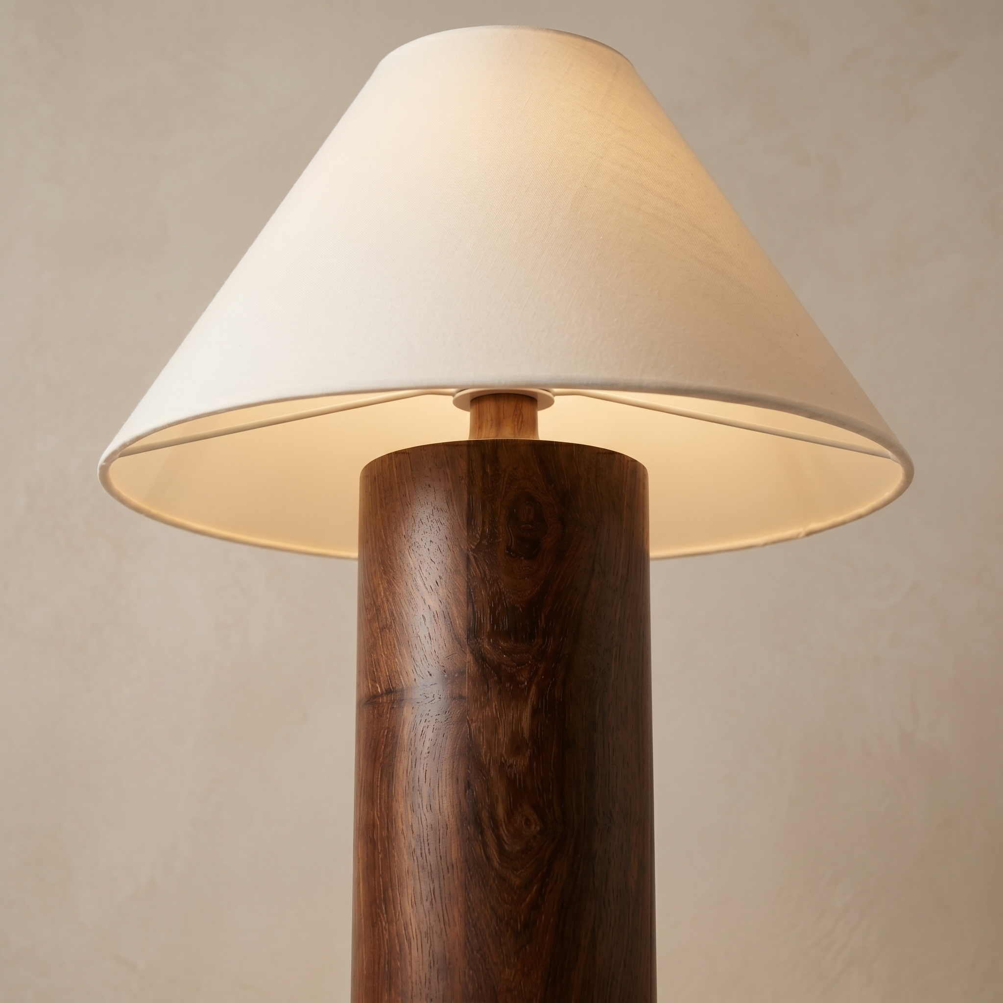 Lampe de Chevet Bois Hêtre & Lin | Fiolla Home Tunisie