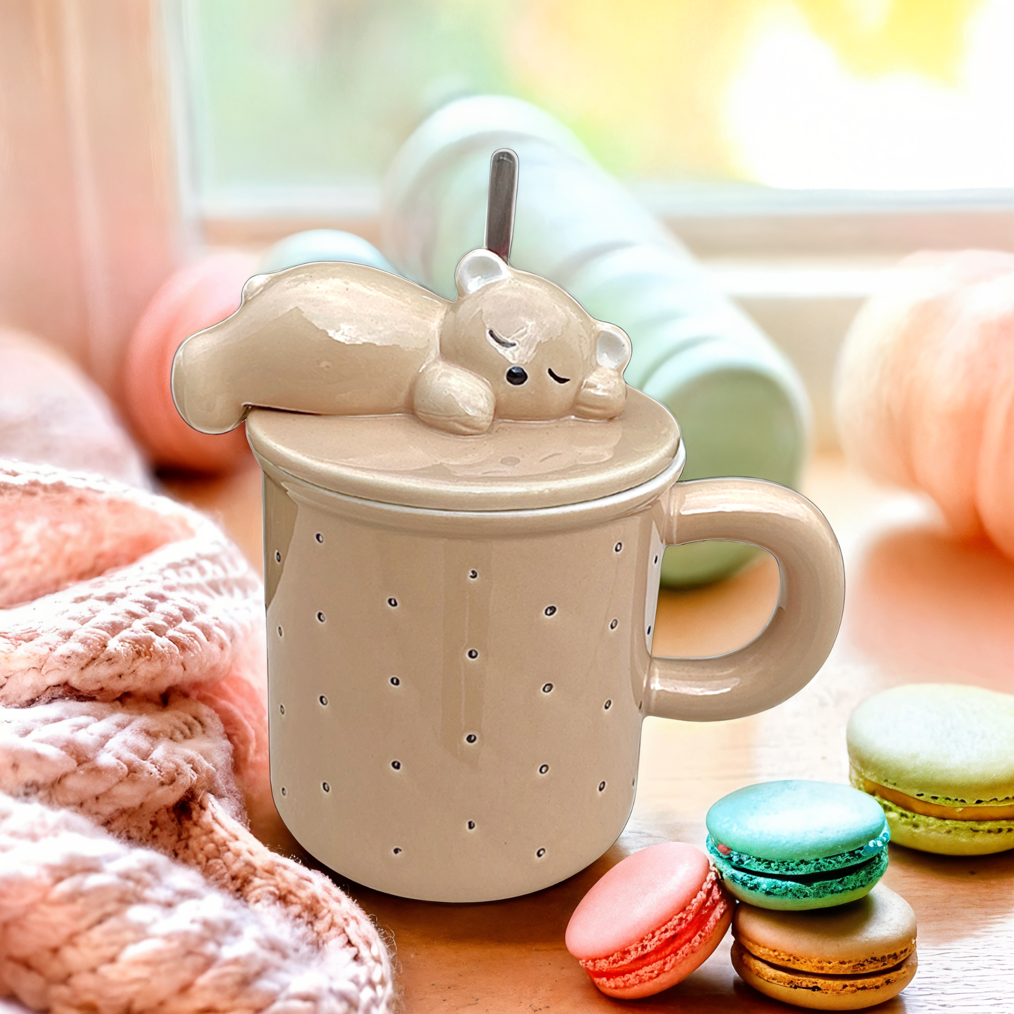 Mug Ours Endormi | Design Unique et Relaxant | Fiolla Home