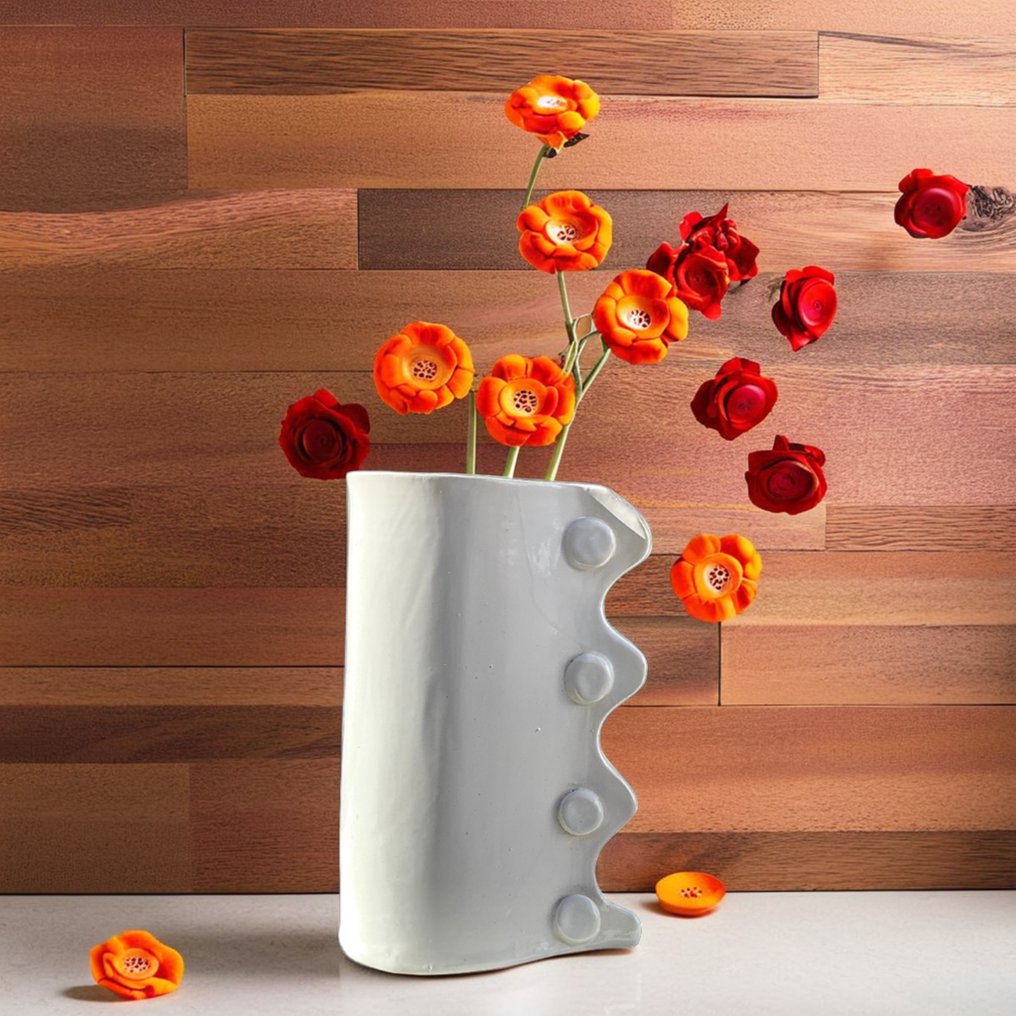 Vase Décoratif en Céramique | Style Contemporain | Fiolla Home