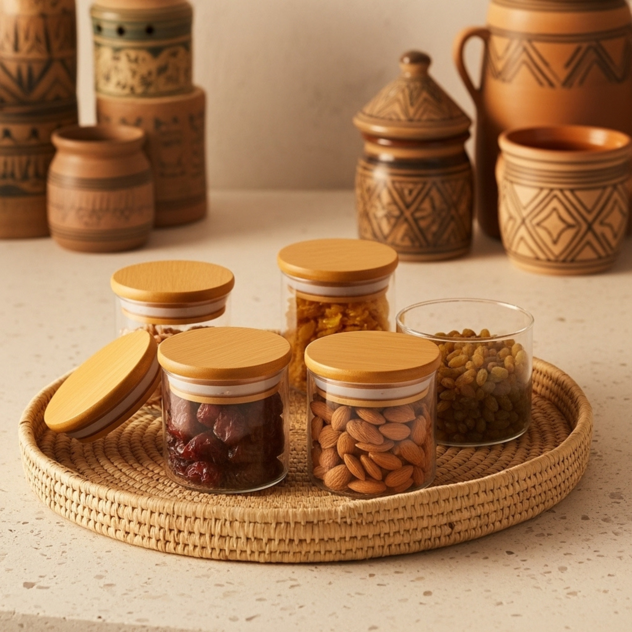 Bocaux en Verre 130 ml (Lot de 12) – Rangement Cuisine | Fiolla Home