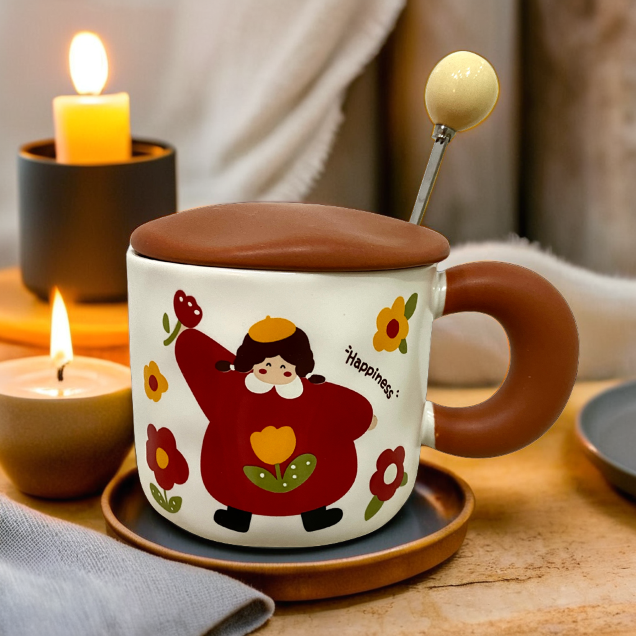 Mug Fleurs Joyeuses | Design Original | Fiolla Home