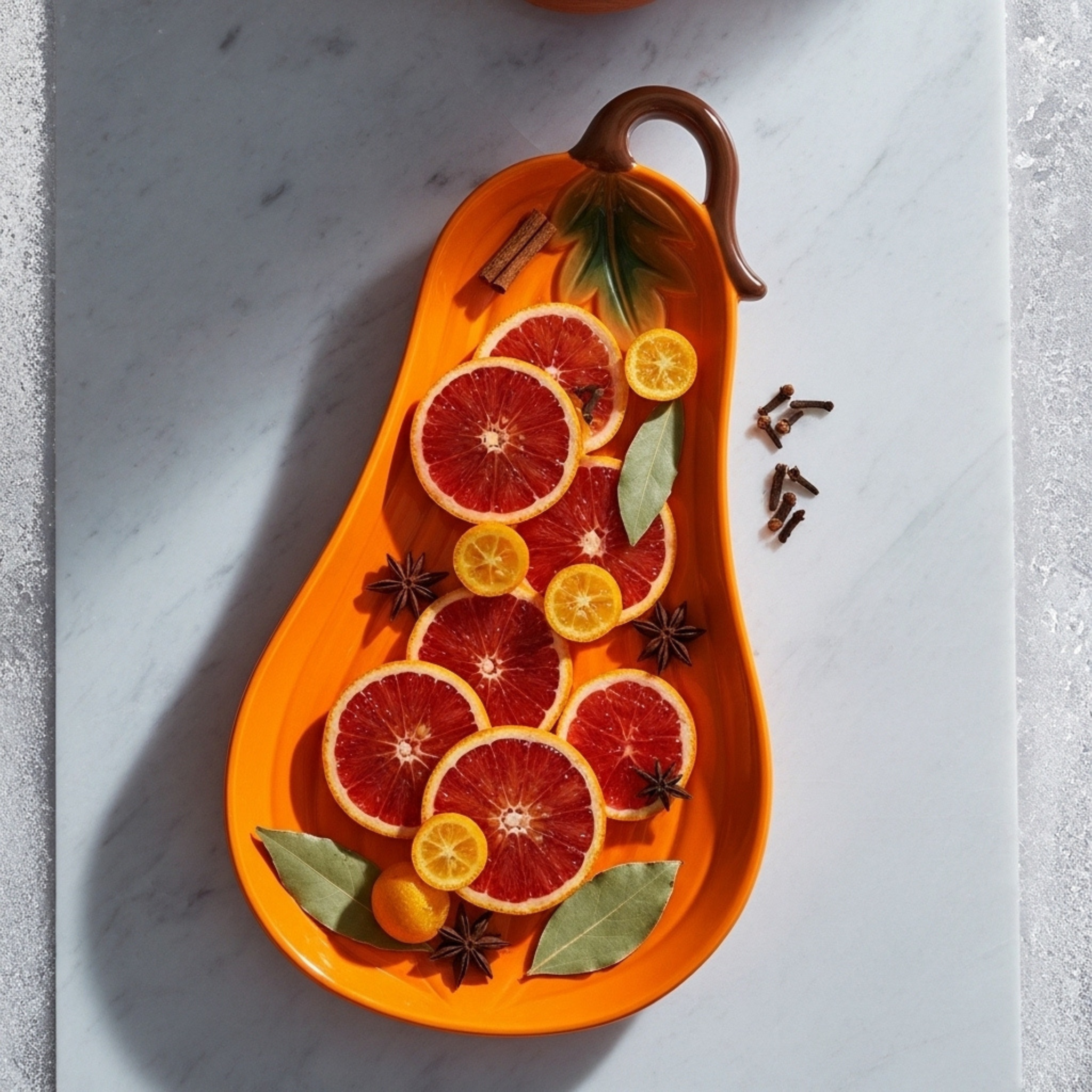 Assiette Citrouille en Céramique – Cadeau Fin d’Année Tunisie