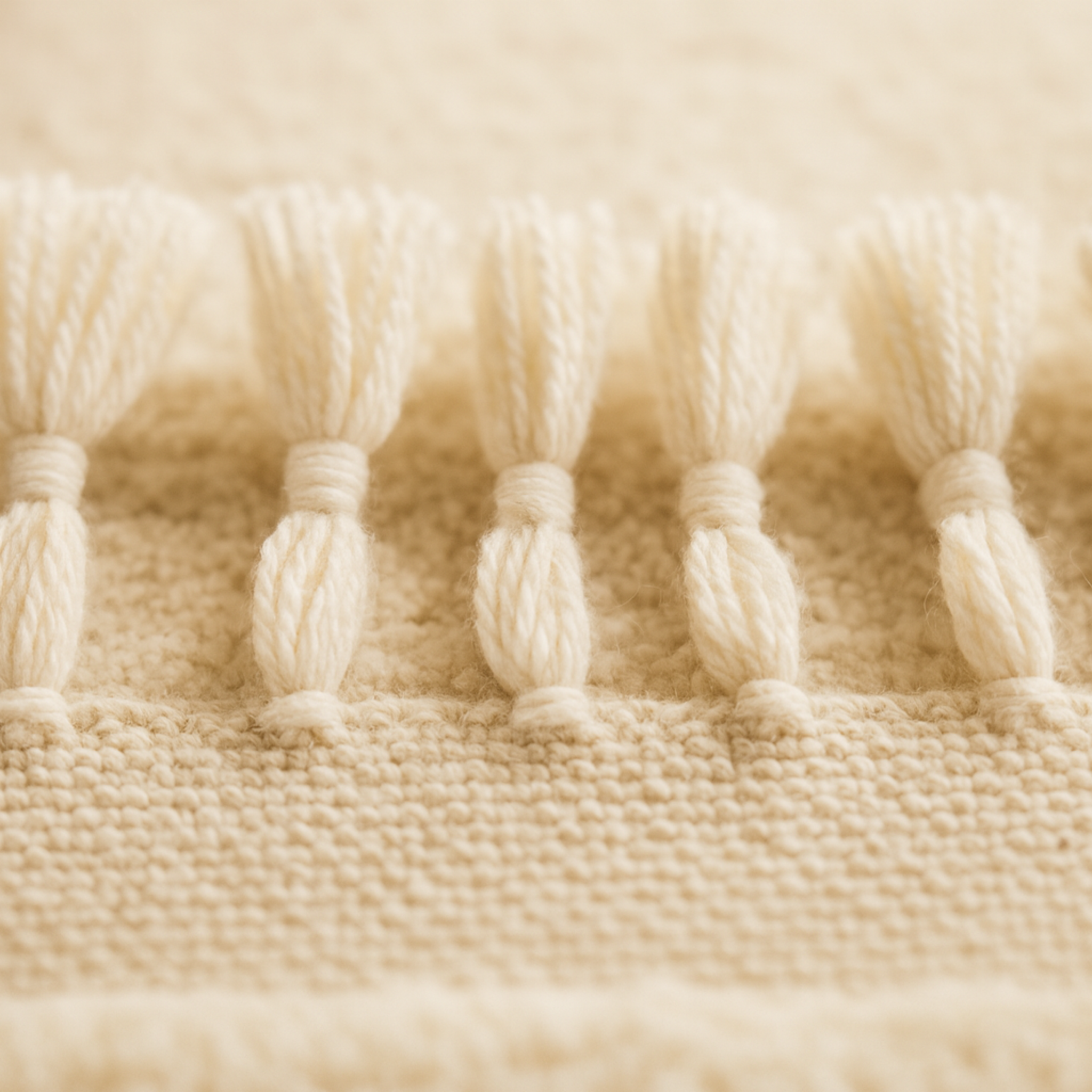 Tapis en Laine Tissé à la Main | Minimalisme Chic Tunisie | Fiolla Home