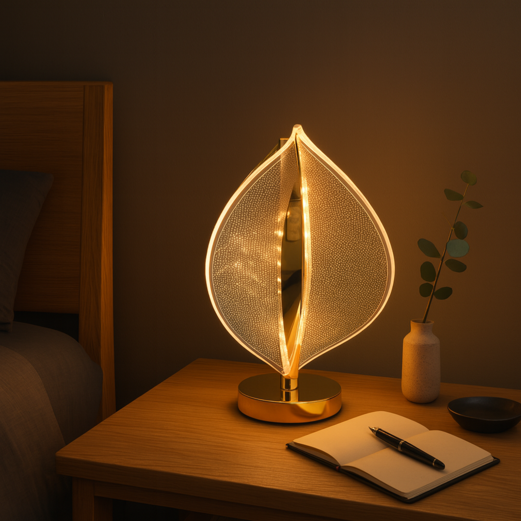 Veilleuse Feuille LED Tunisie | Lampe de Table | Fiolla Home