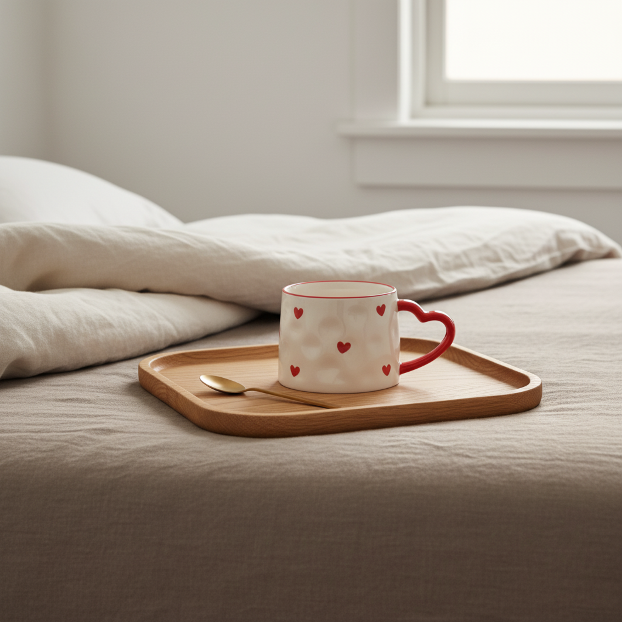 Mug Cœur en Céramique 400 ml – Fiolla Home Tunisie