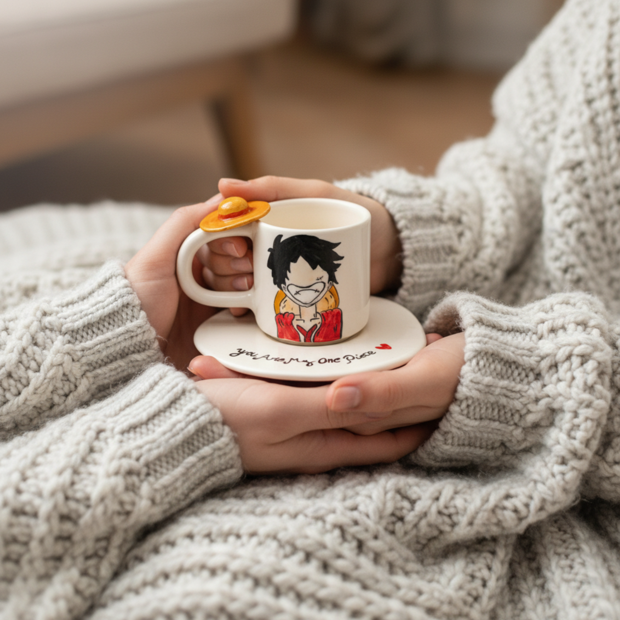 Tasse Luffy "You are my One Piece" — Mug Céramique & Cadeau Tunisie