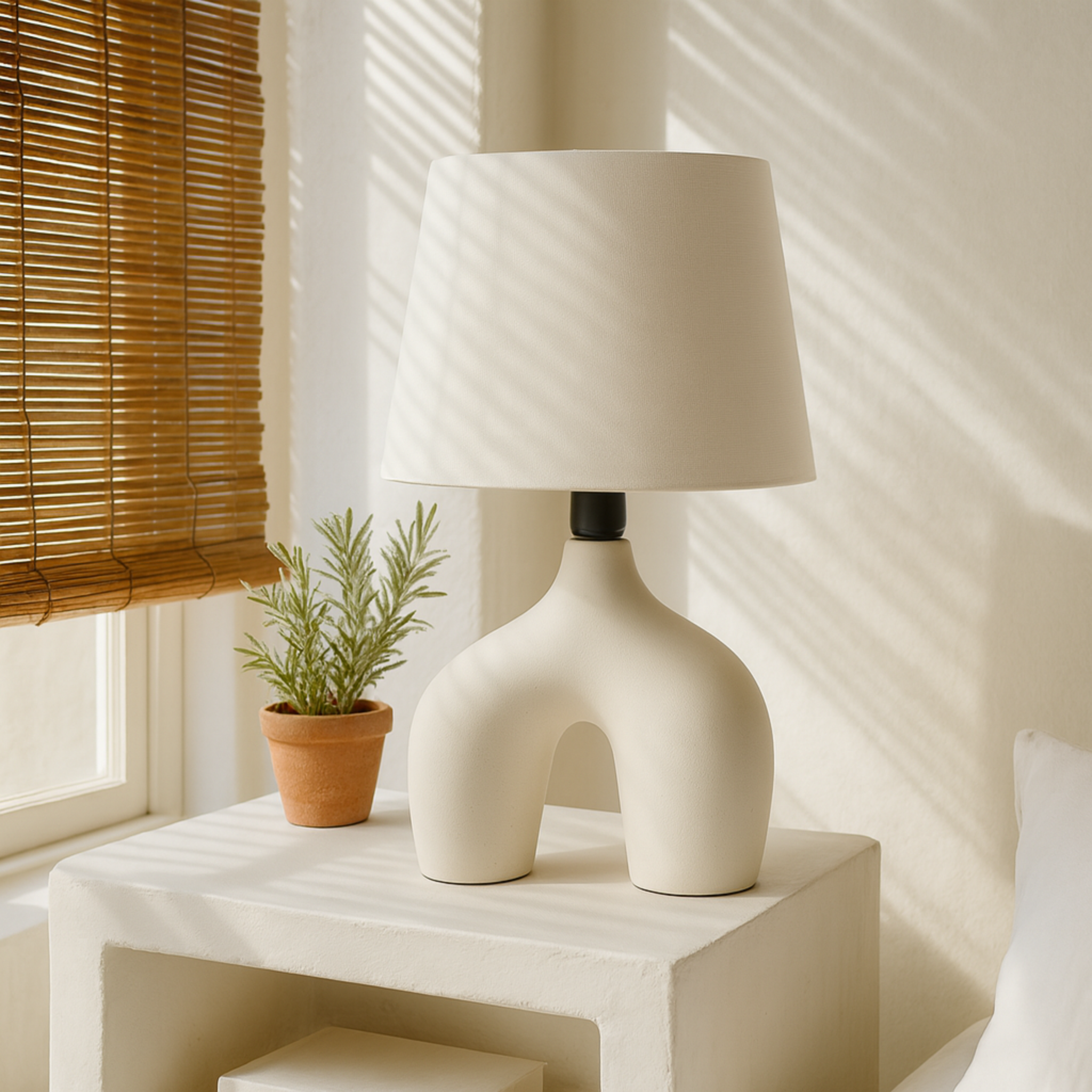 Veilleuse LED | Lampe de chevet design sculptural | Fiolla Home