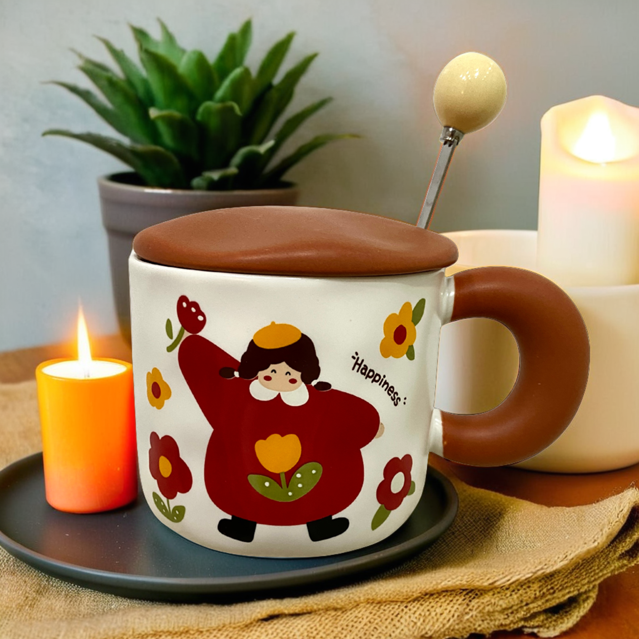 Mug Fleurs Joyeuses | Design Original | Fiolla Home