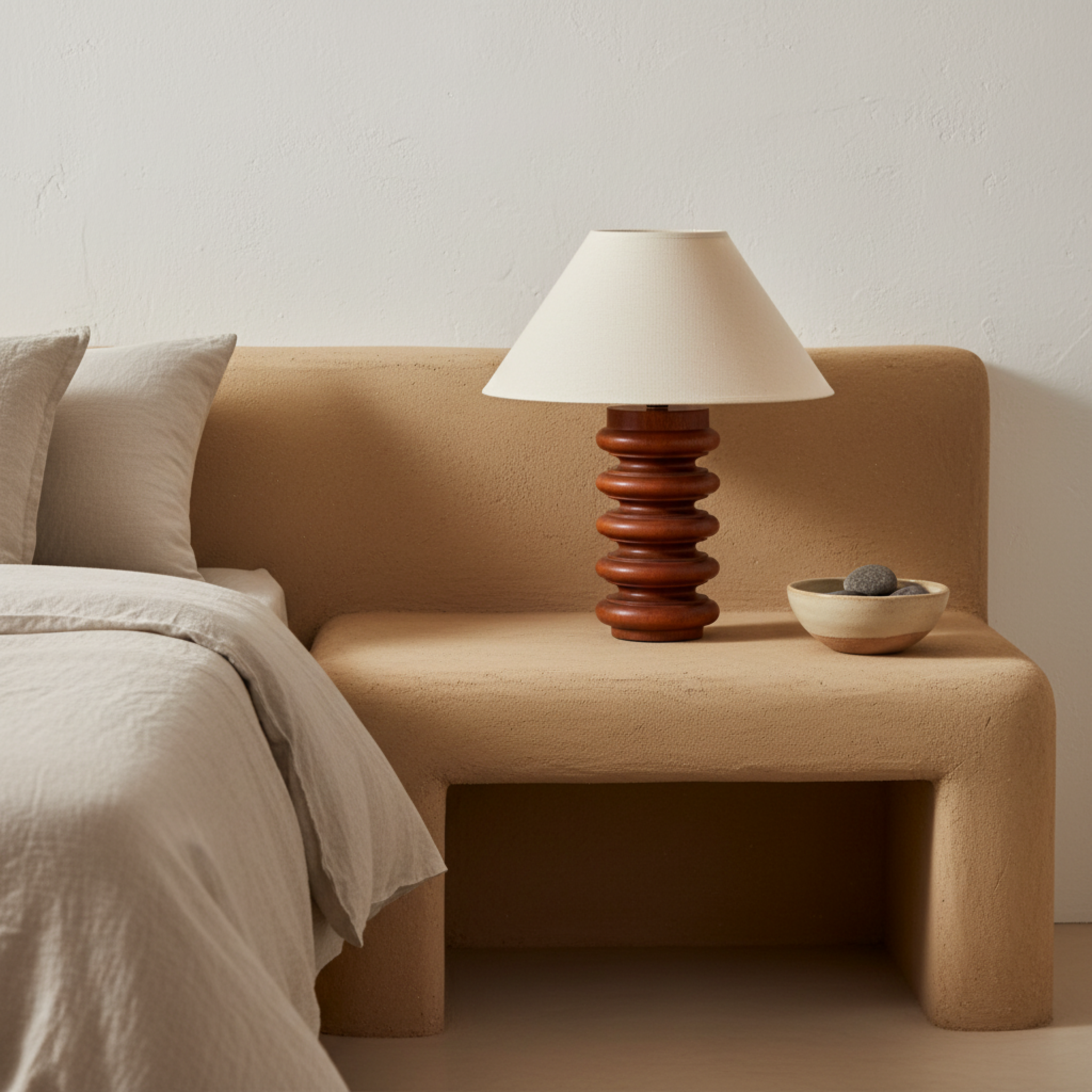 Luminaire Bohème "El Bey" | Lampe en Bois Artisanal | Tunisie