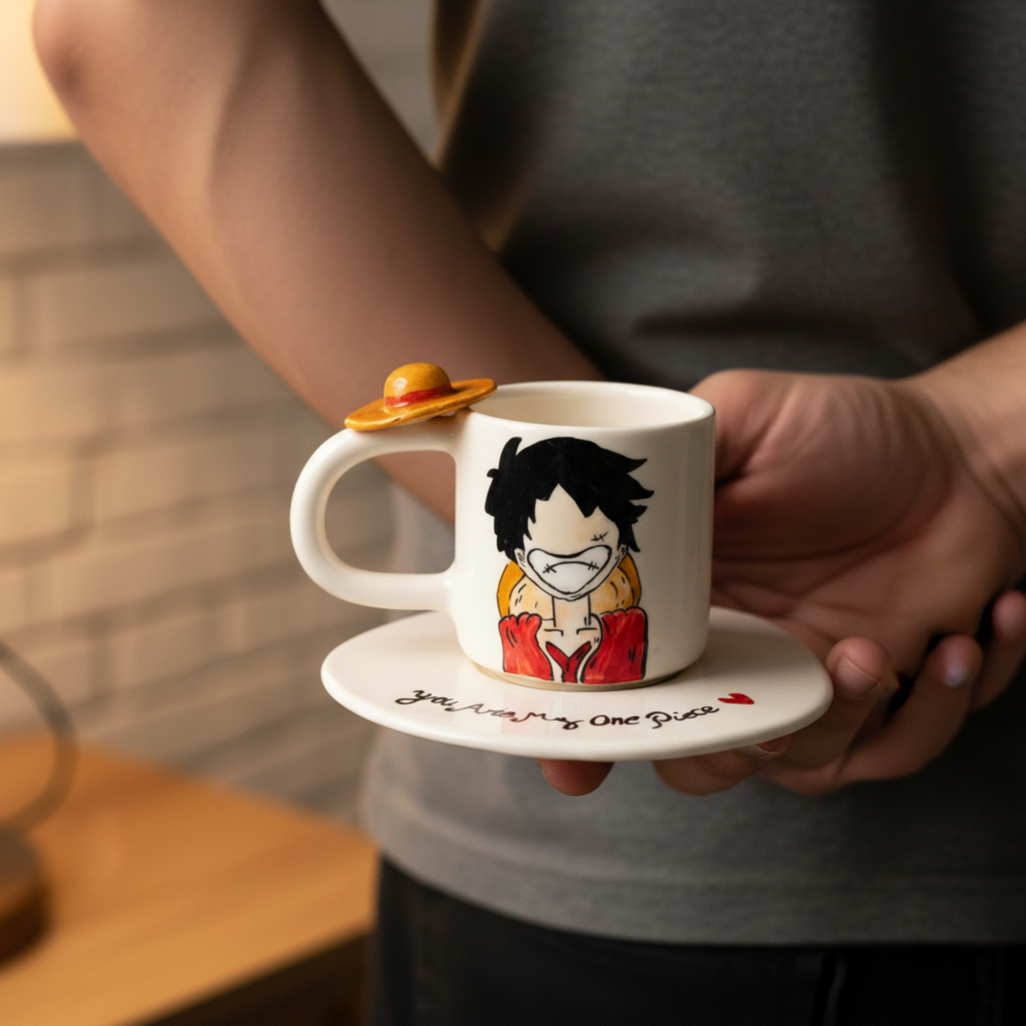 Tasse Luffy "You are my One Piece" — Mug Céramique & Cadeau Tunisie