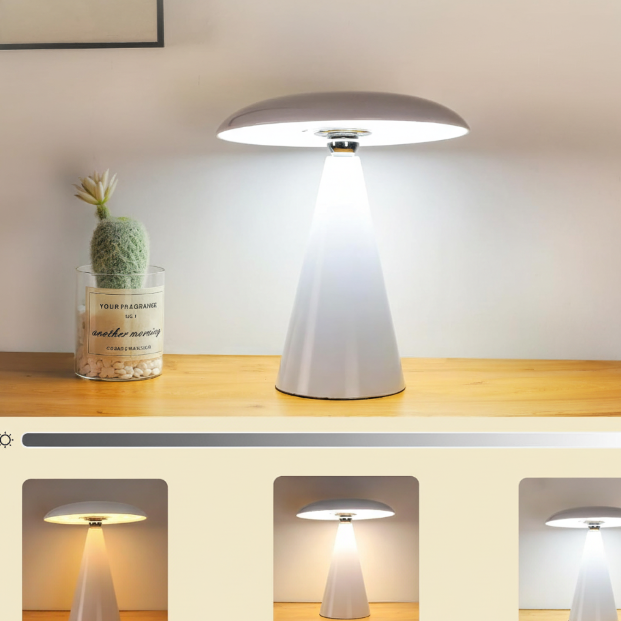 Veilleuse LED Tête Orientable Blanche | Fiolla Home Tunisie