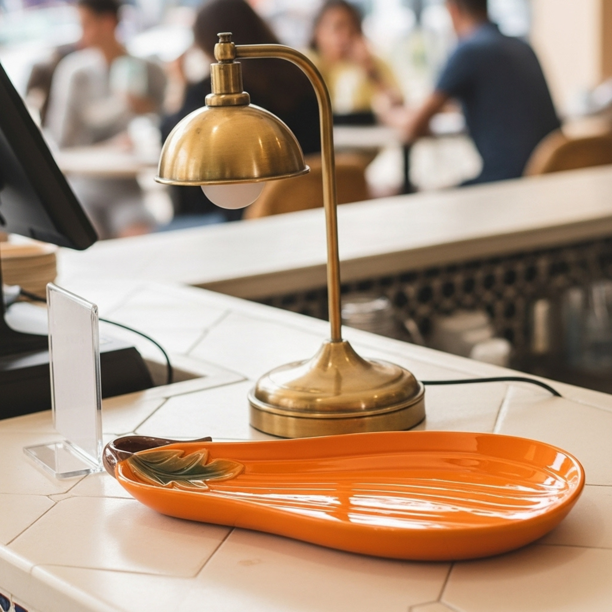 Assiette Citrouille en Céramique – Cadeau Fin d’Année Tunisie