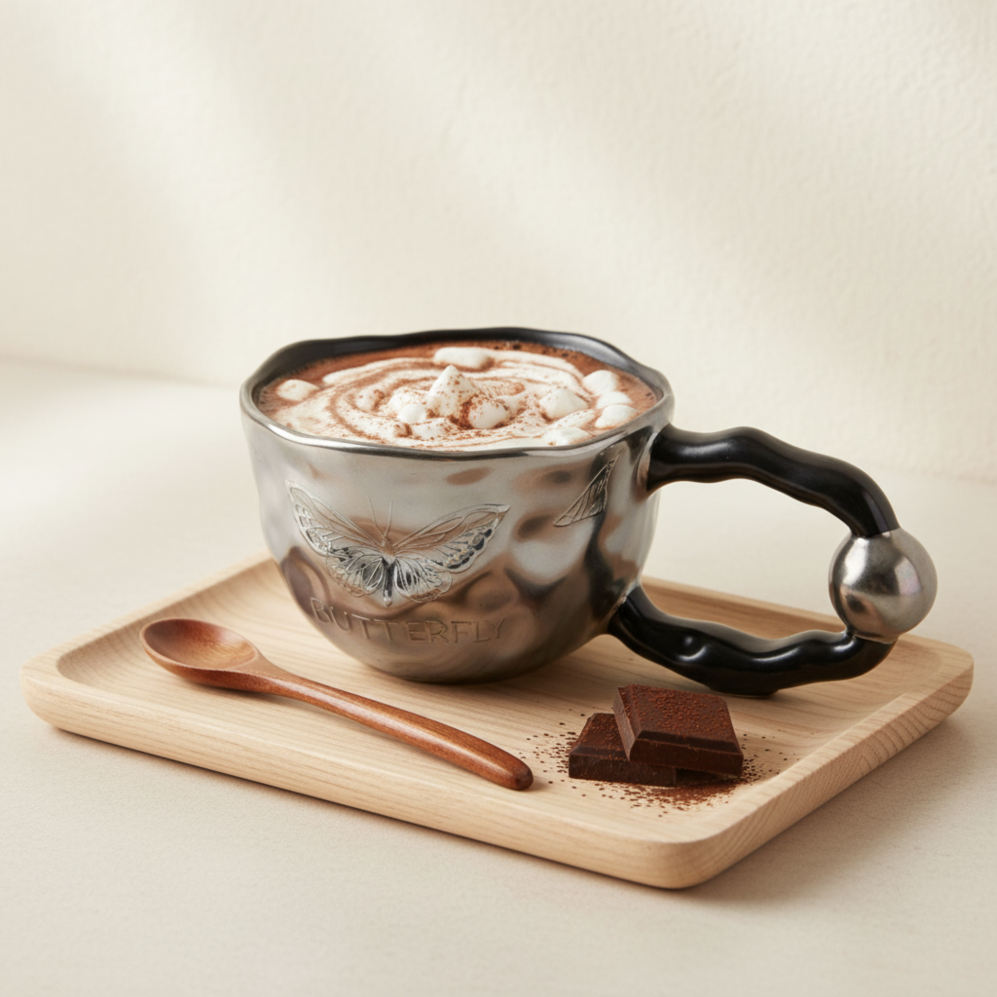 Mug Papillon "Butterfly" Céramique & Anse Design - Tunisie