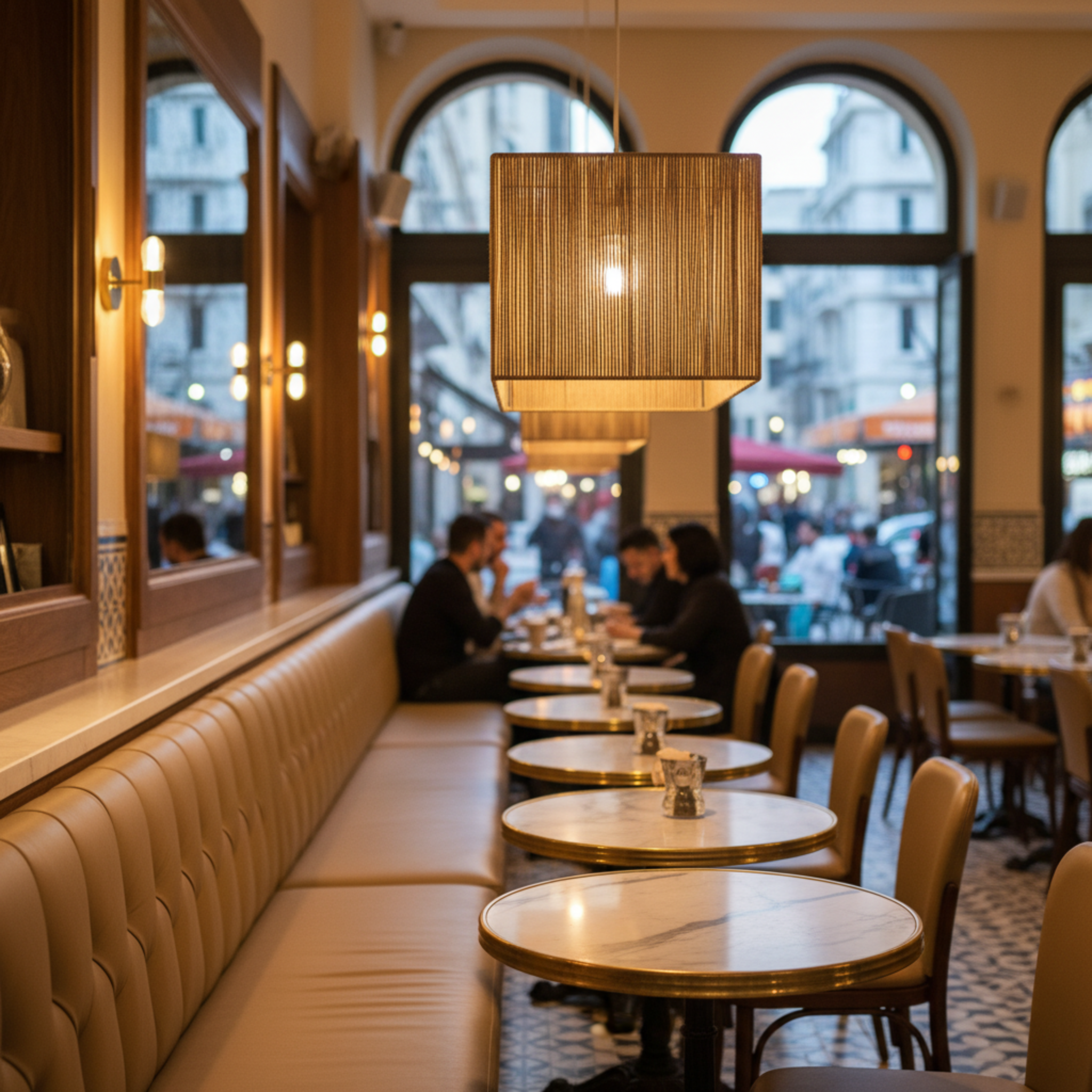 Suspension Rectangulaire "Tressage Nature" | Jute | Tunisie