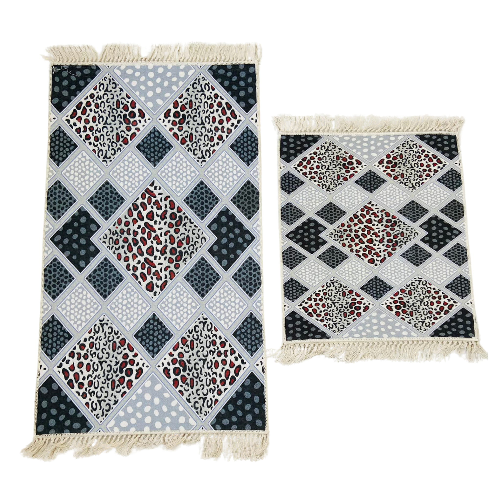 Série de 2 Tapis Antidérapants | Idéal Salle de Bain & Cuisine | Fiolla Home