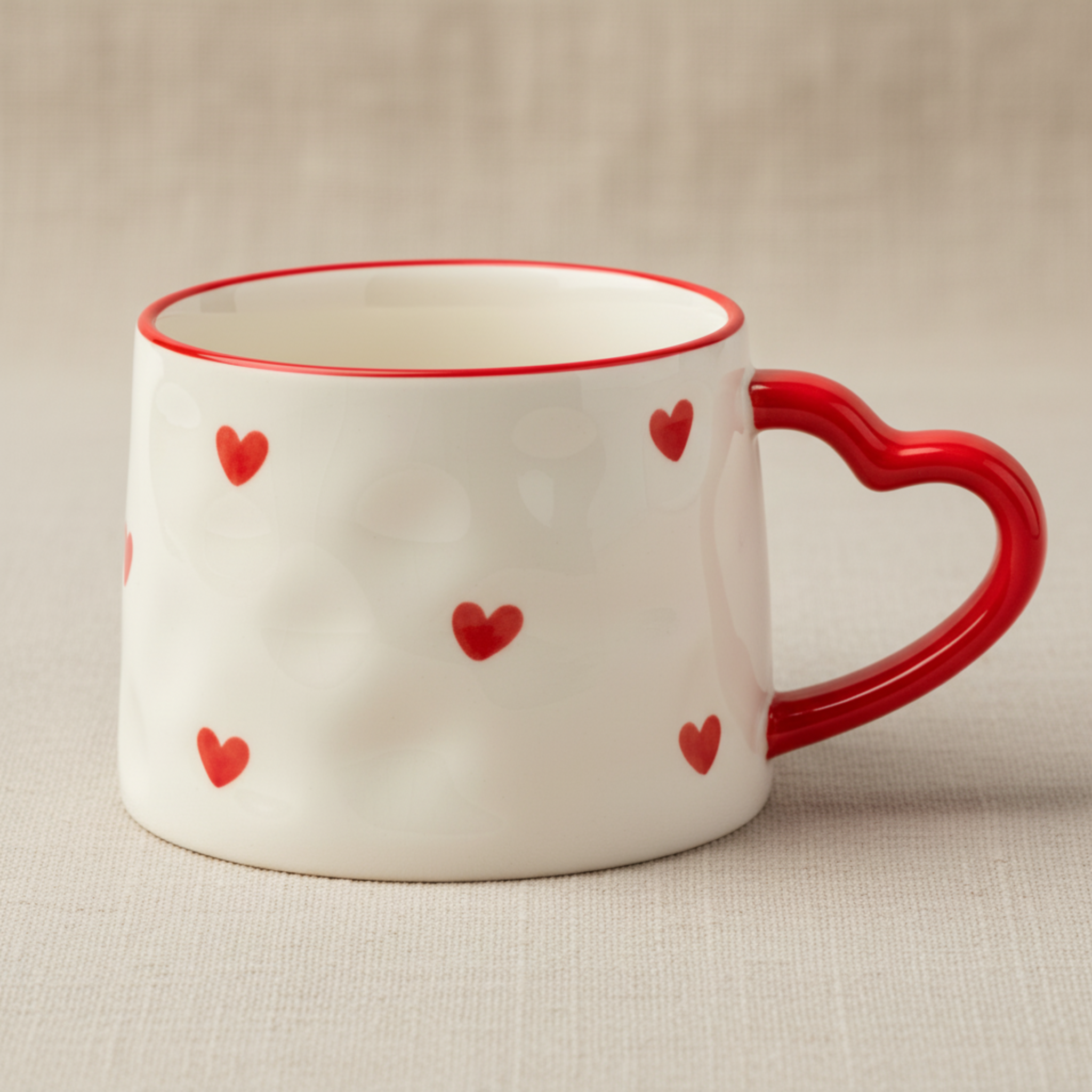Mug Cœur en Céramique 400 ml – Fiolla Home Tunisie