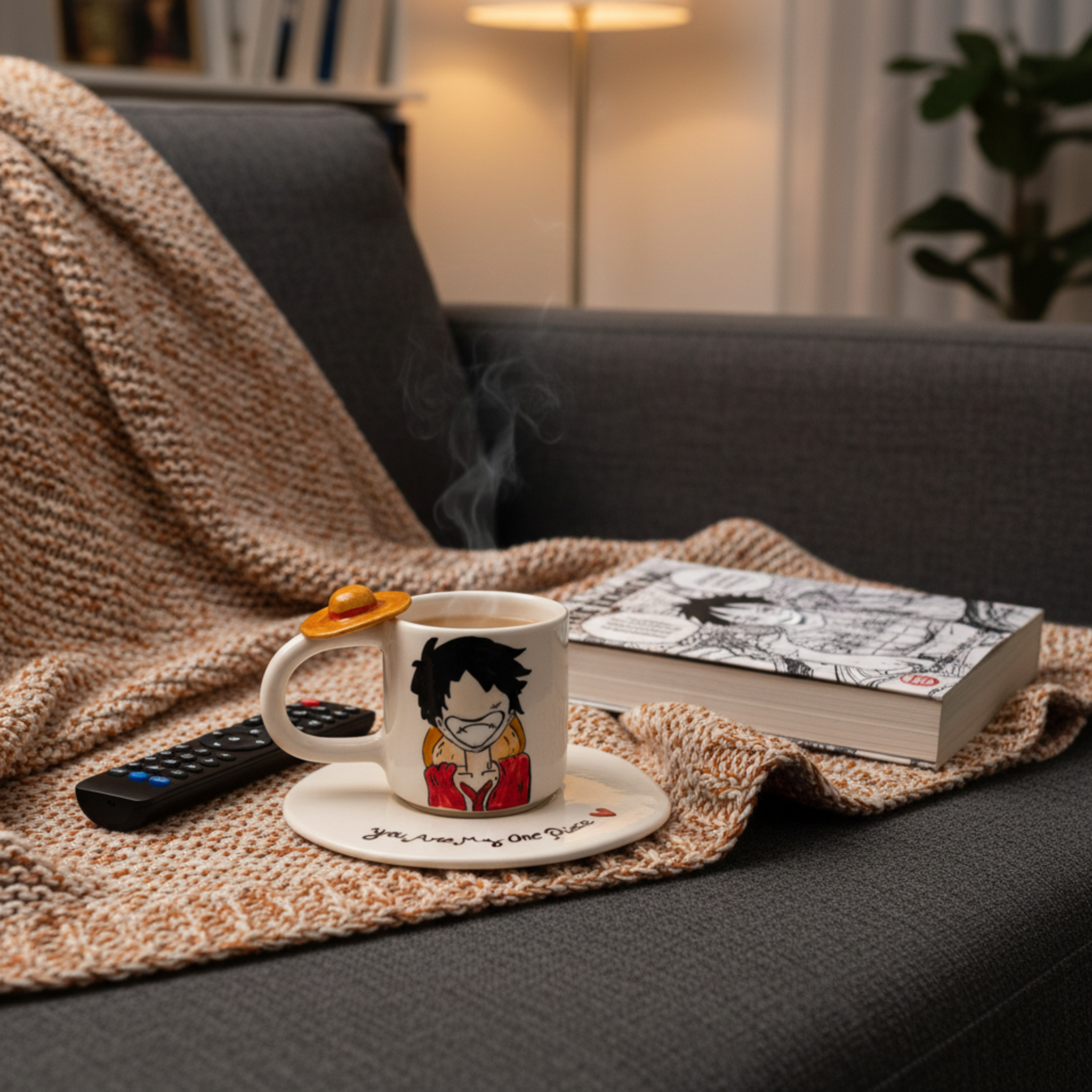 Tasse Luffy "You are my One Piece" — Mug Céramique & Cadeau Tunisie