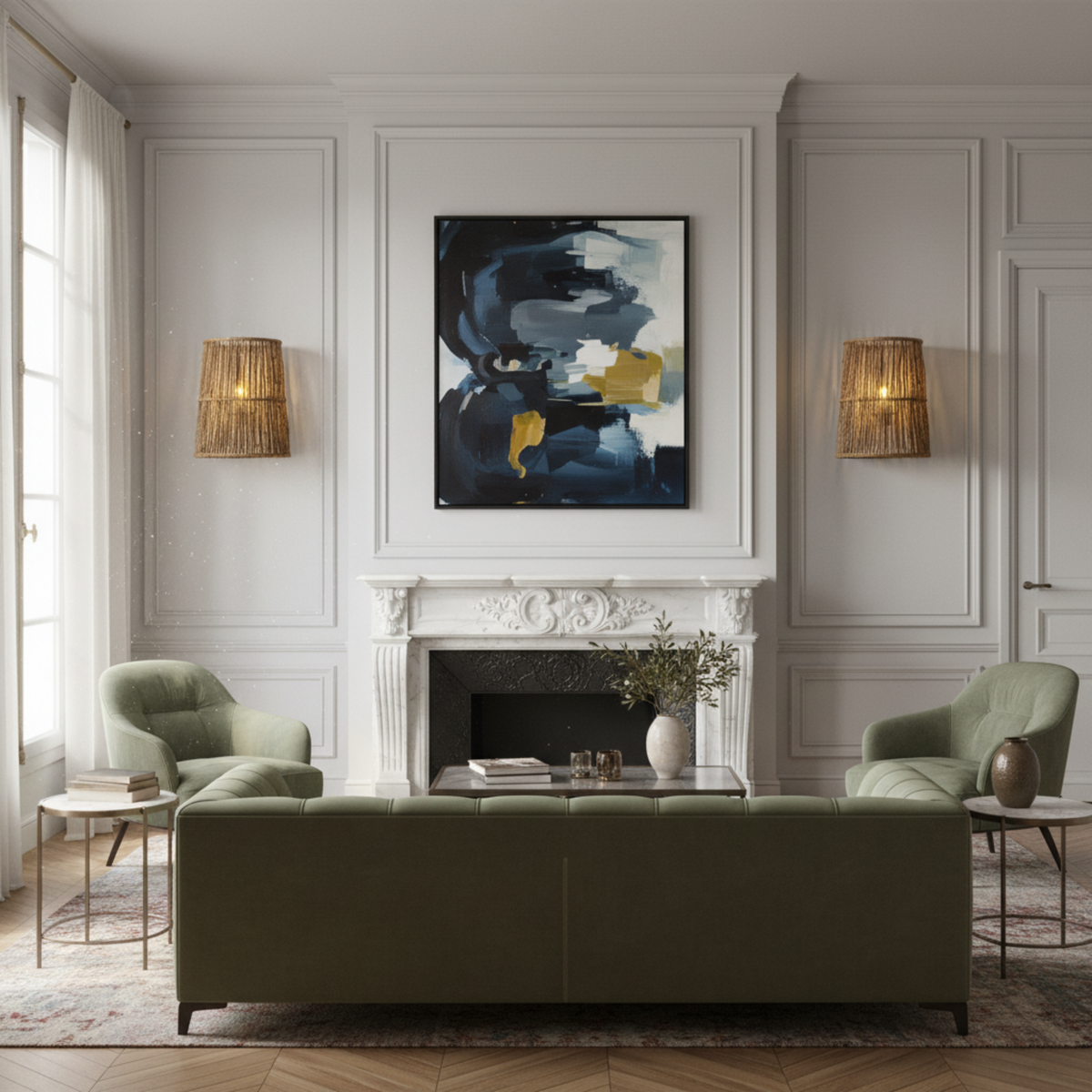 Applique Murale Fibres de Palmier Artisanale Fait Main | Fiolla Home