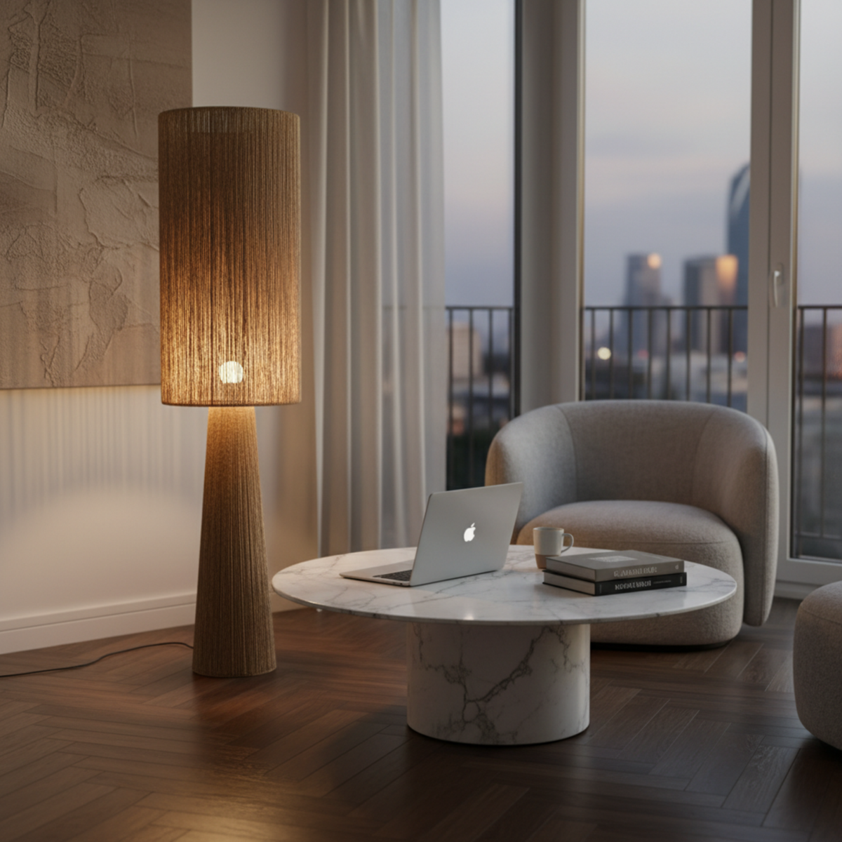 Lampadaire "OASIS" par Fiolla Home – Luminaire Artisanal Luxe Tunisie