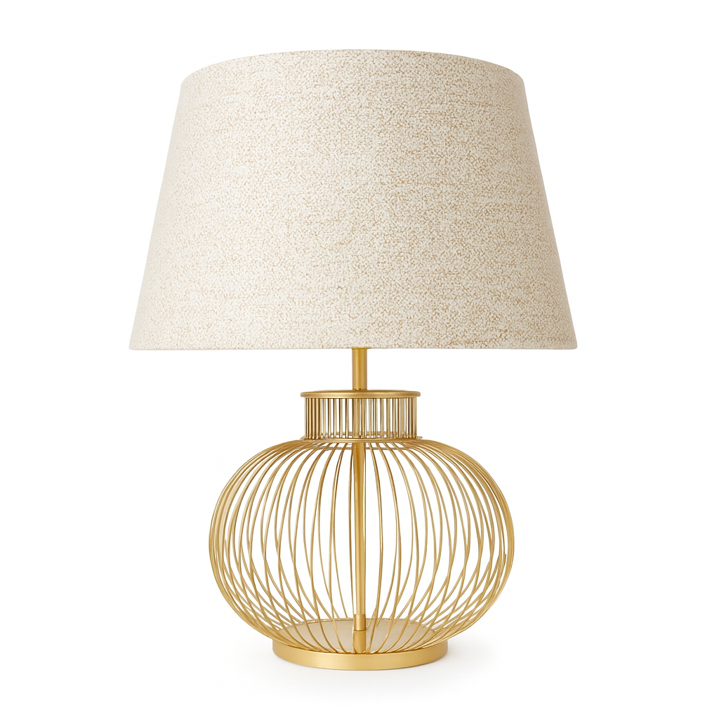 Veilleuse Métal Doré Sphère | Chambre Tunisie | Fiolla Home