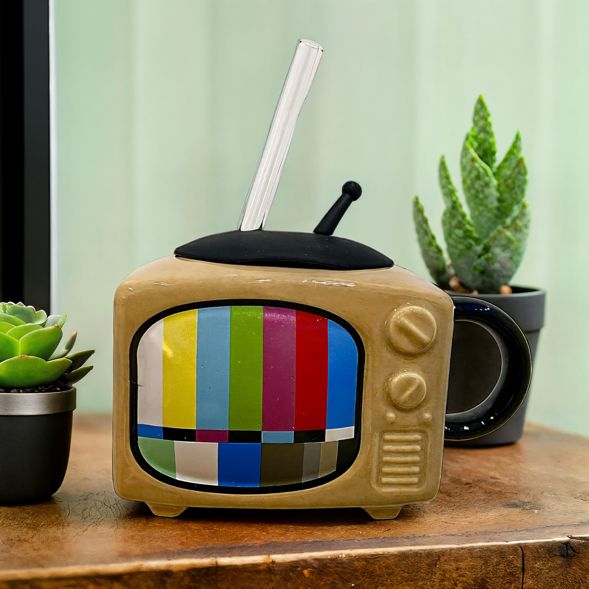Mug Télé Vintage | Design Rétro et Original | Fiolla Home
