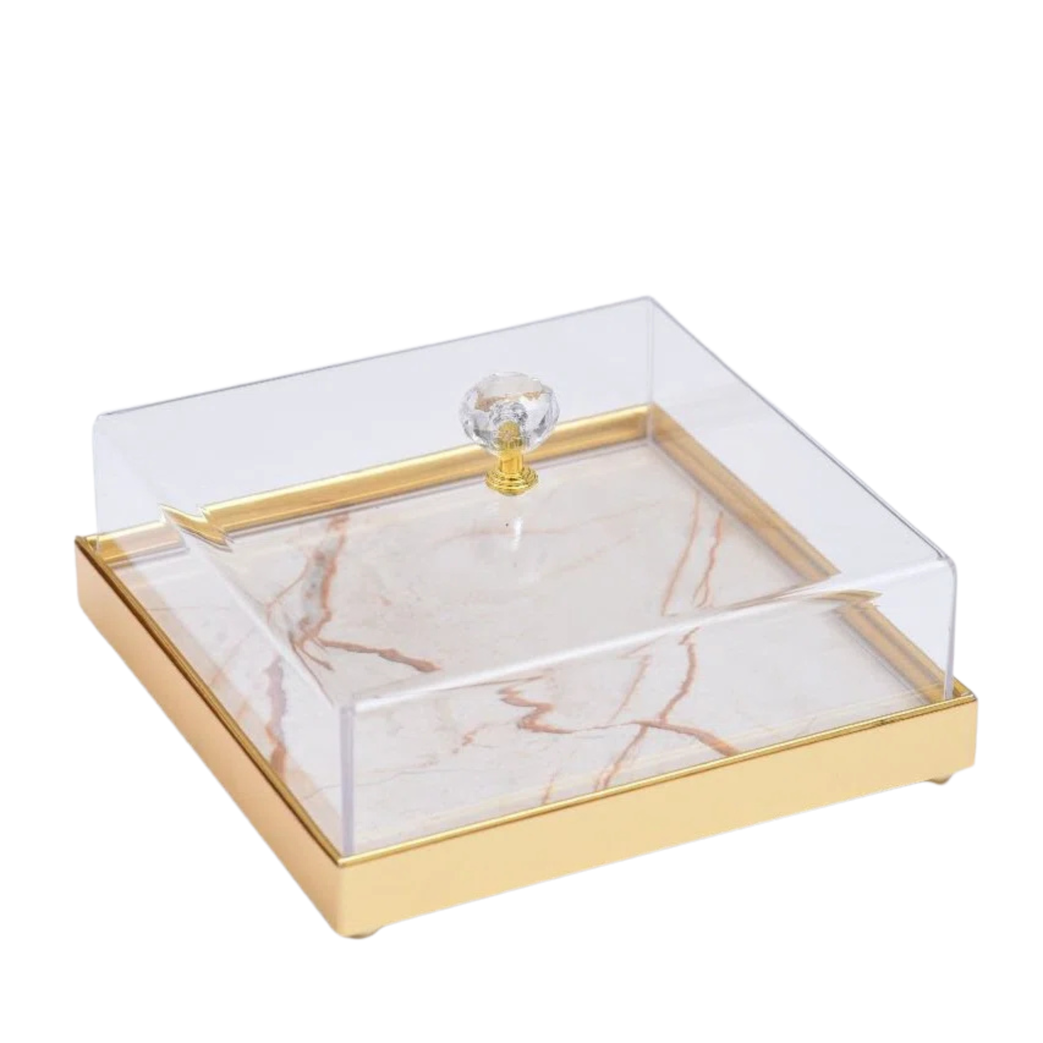 Coffret Marbré pour Gâteaux | Design Transparent | Fiolla Home