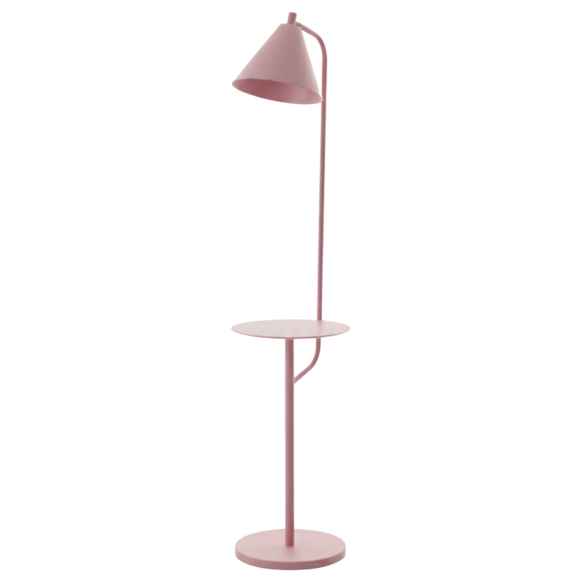 Lampadaire LED Rose avec Table Intégrée – Design Scandinave