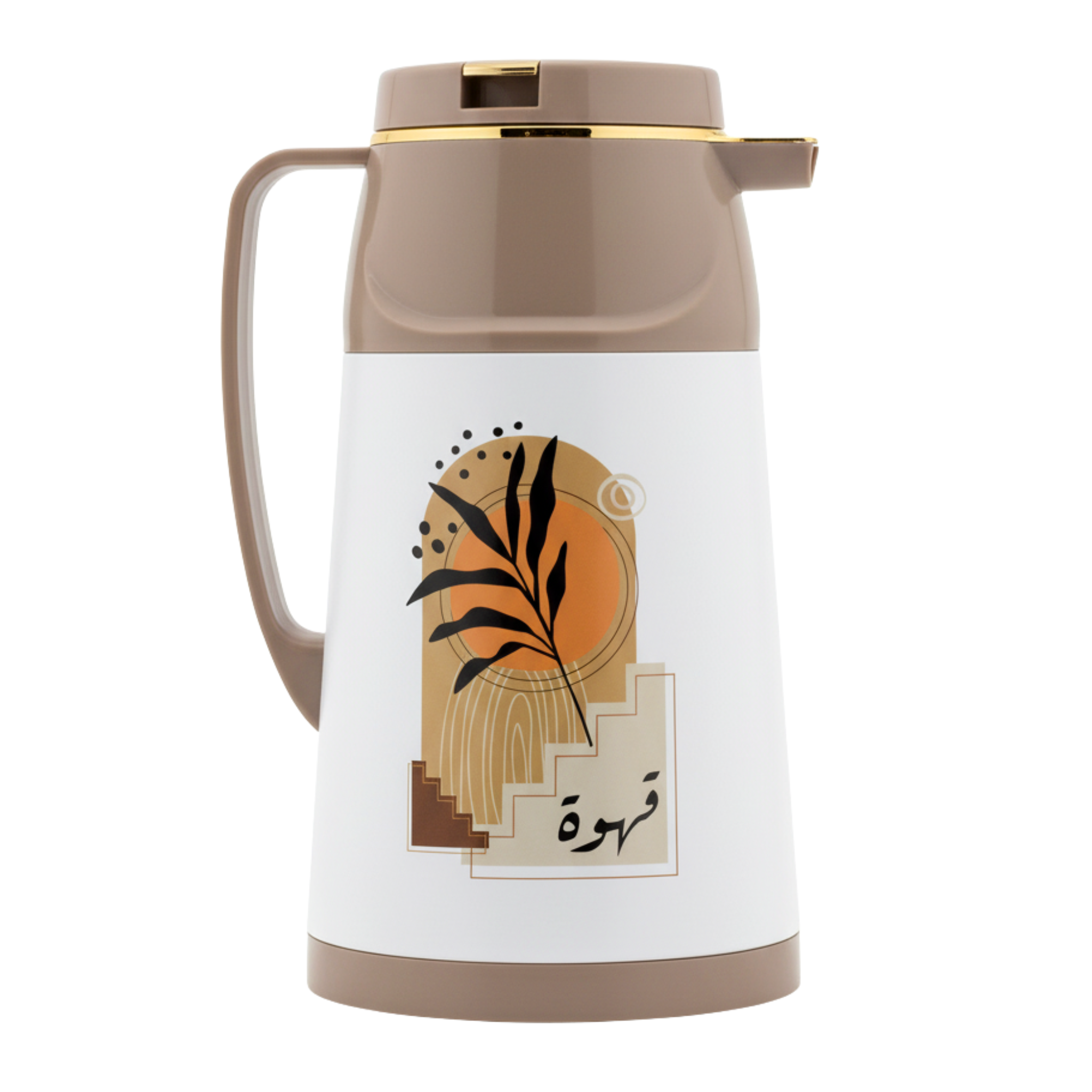 Thermos Isotherme « Qahwa » – Doré Premium | Fiolla Home