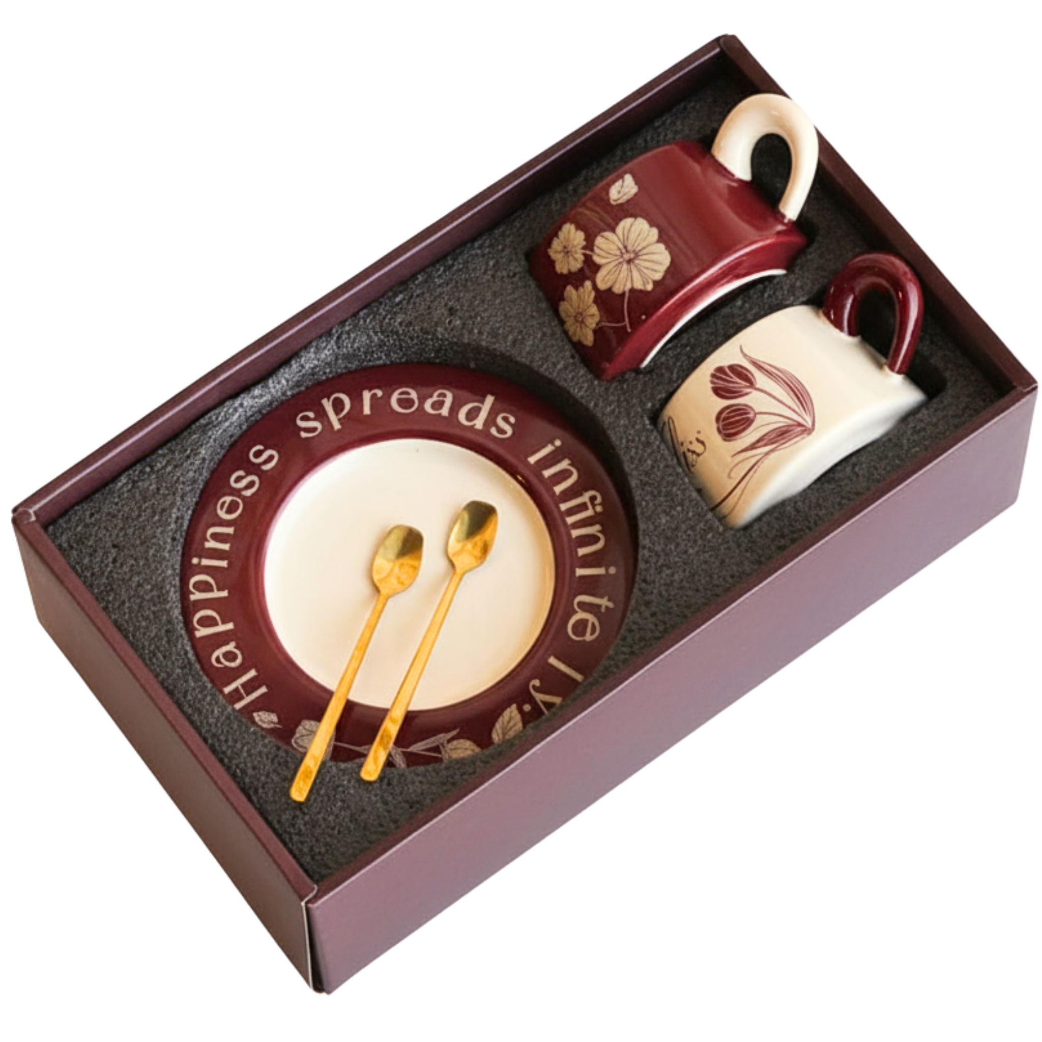 Coffret Cadeau Mugs Tunisie – Duo Céramique Premium